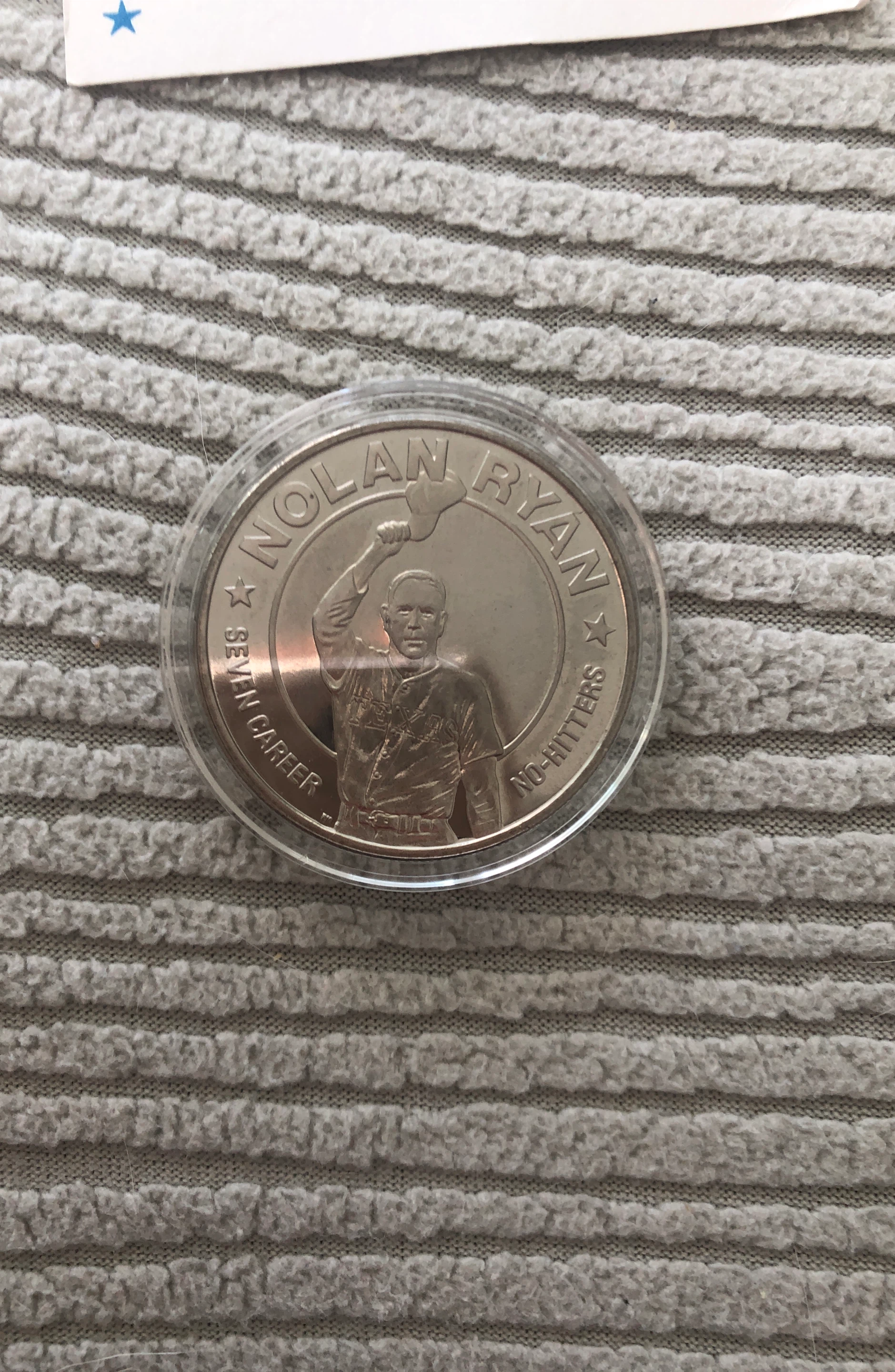 Nolan Ryan Seven Career No-Hitters Coin 1993