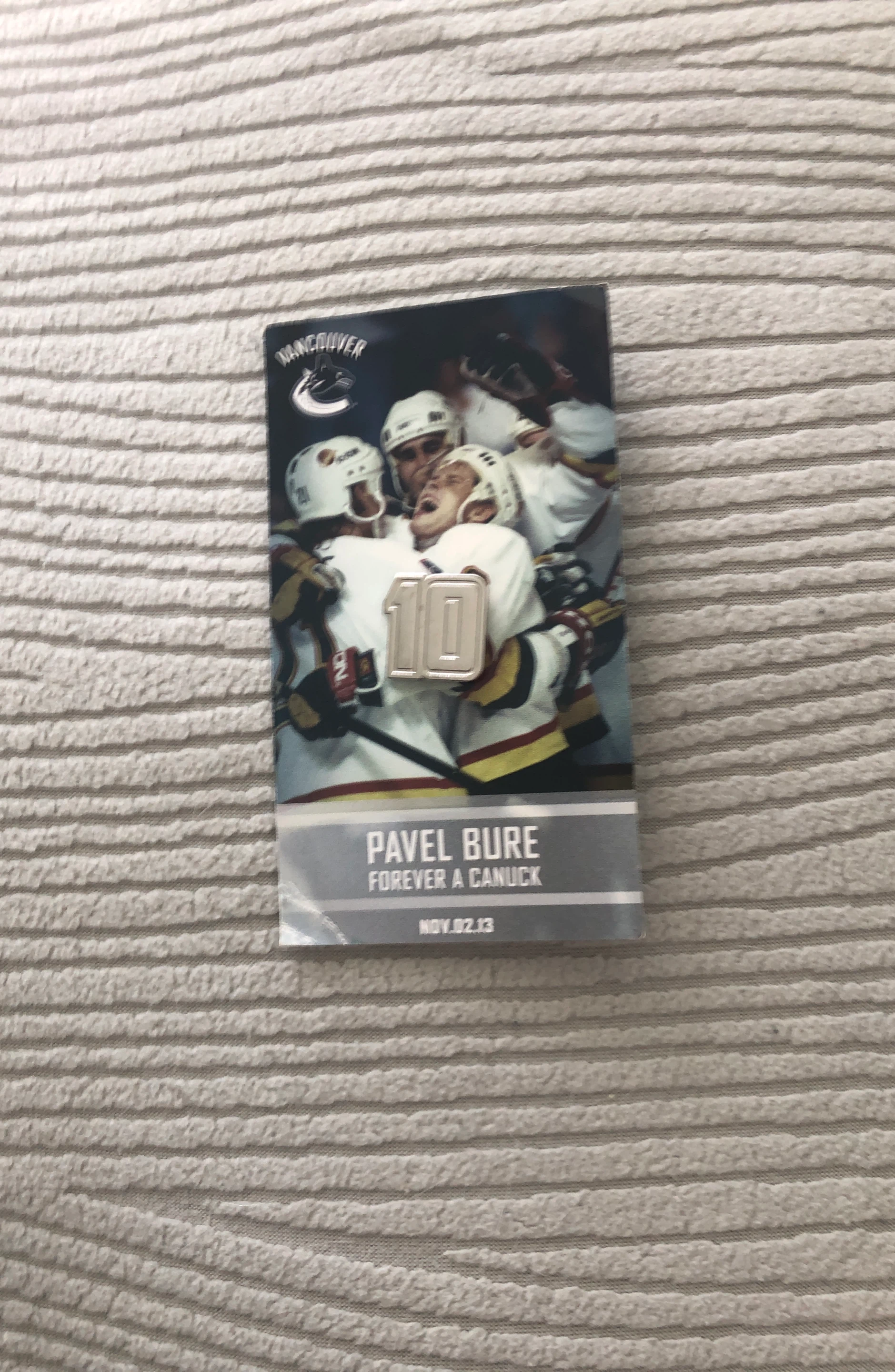 Pavel Bure Forever a Canuck Hockey Card