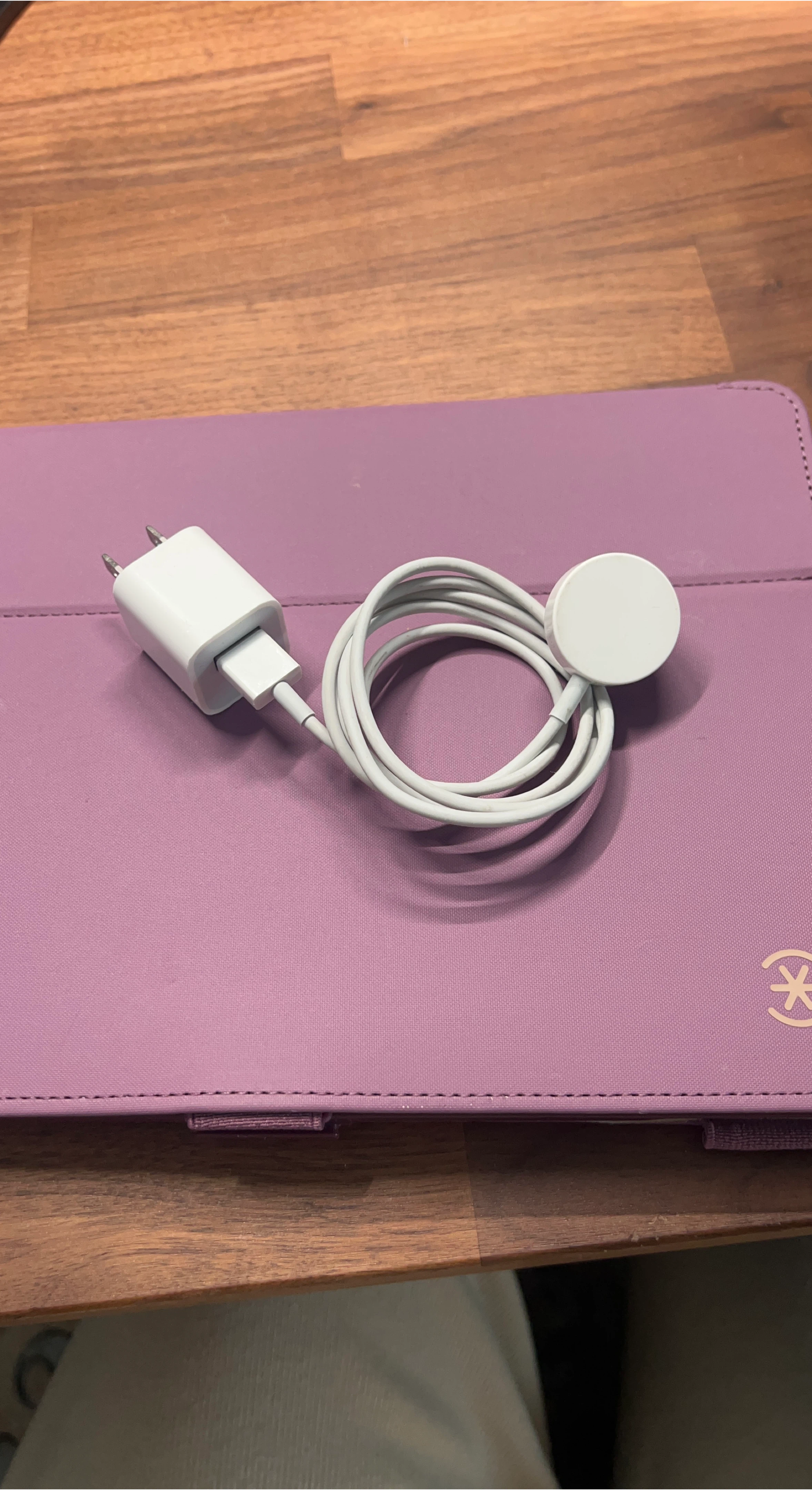 Apple Watch Magnetic Charger Cable and USB Power Adapter