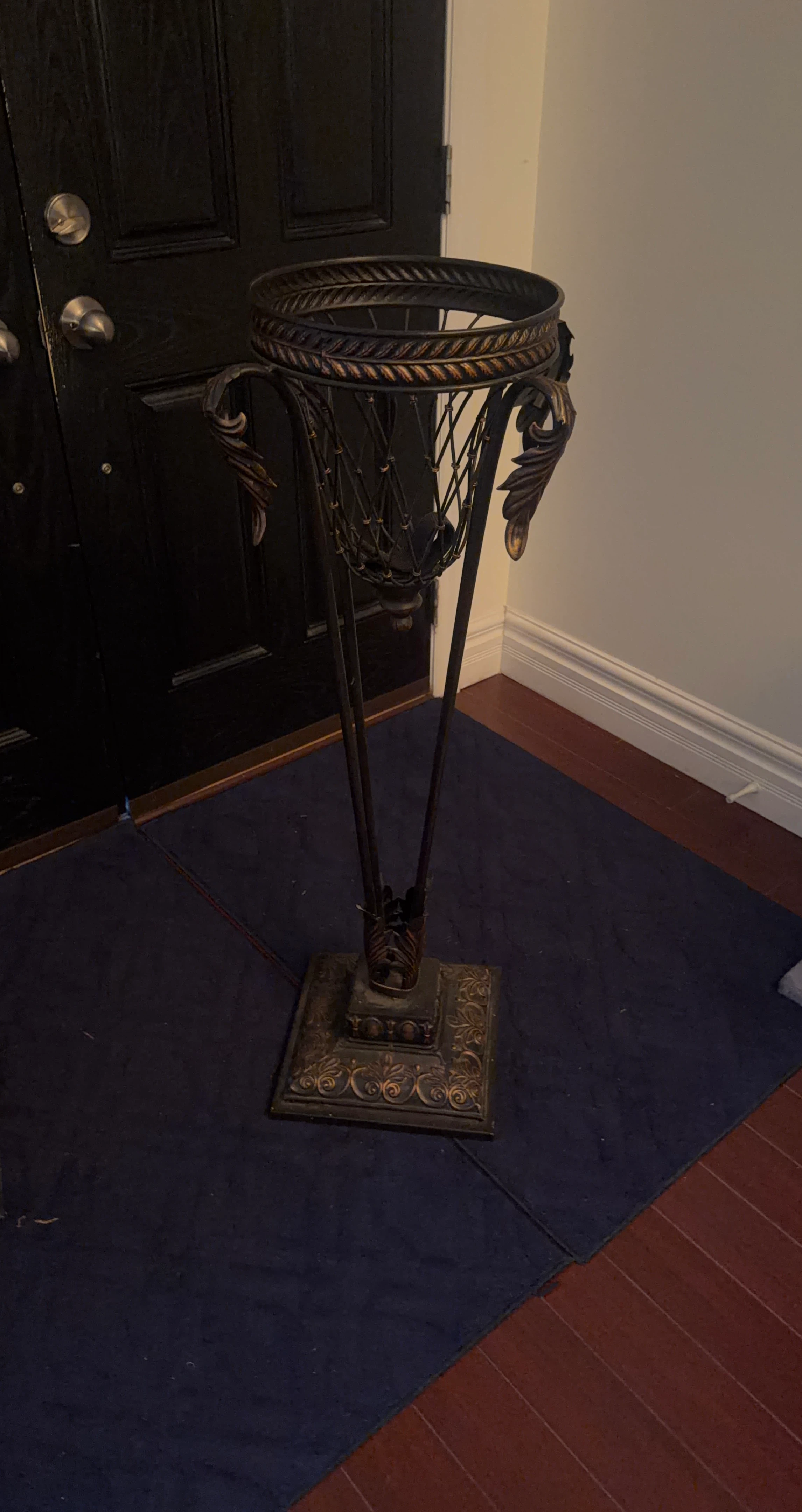 Ornate Metal Plant Stand