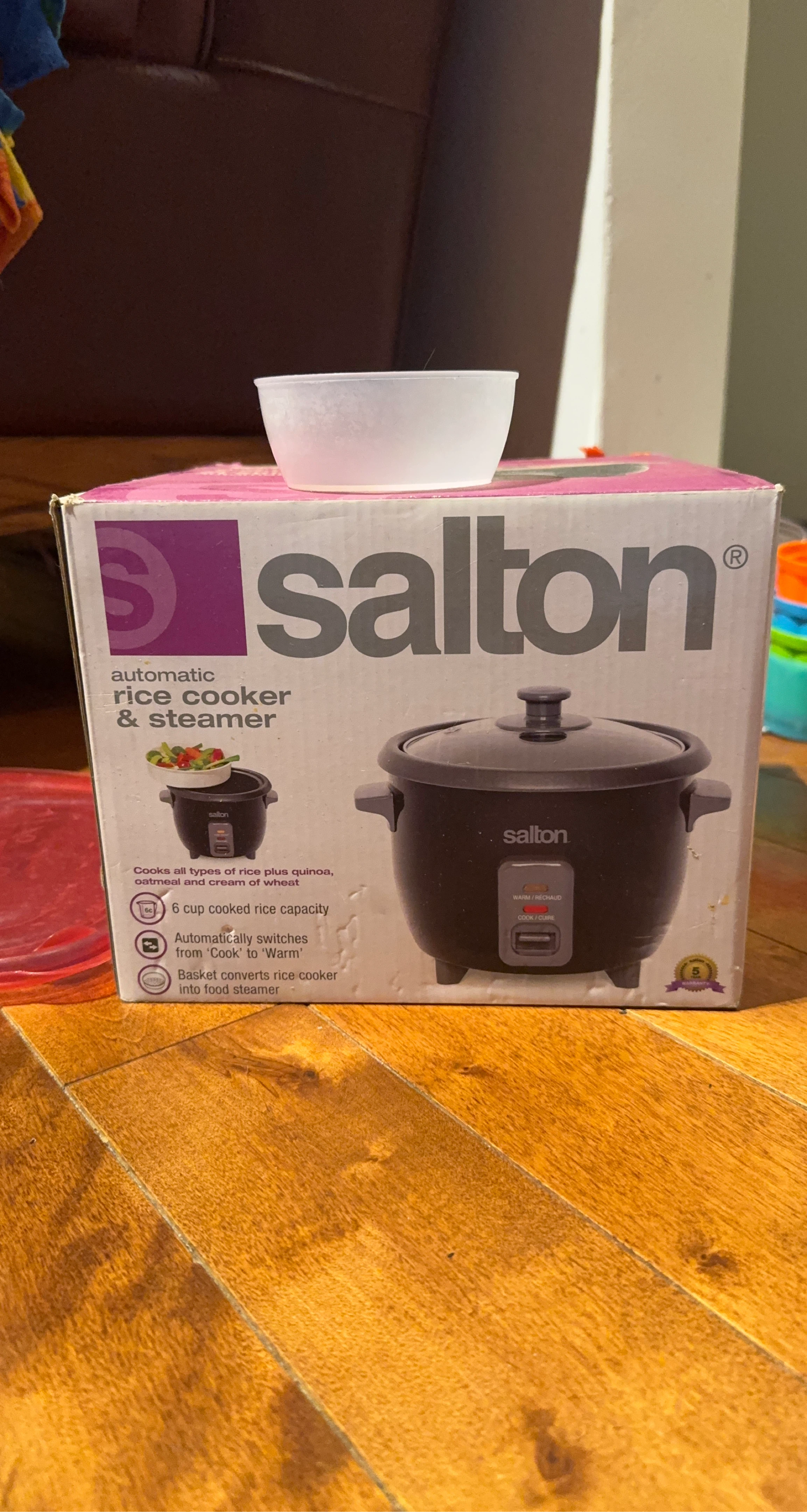 Salton Automatic Rice Cooker & Steamer