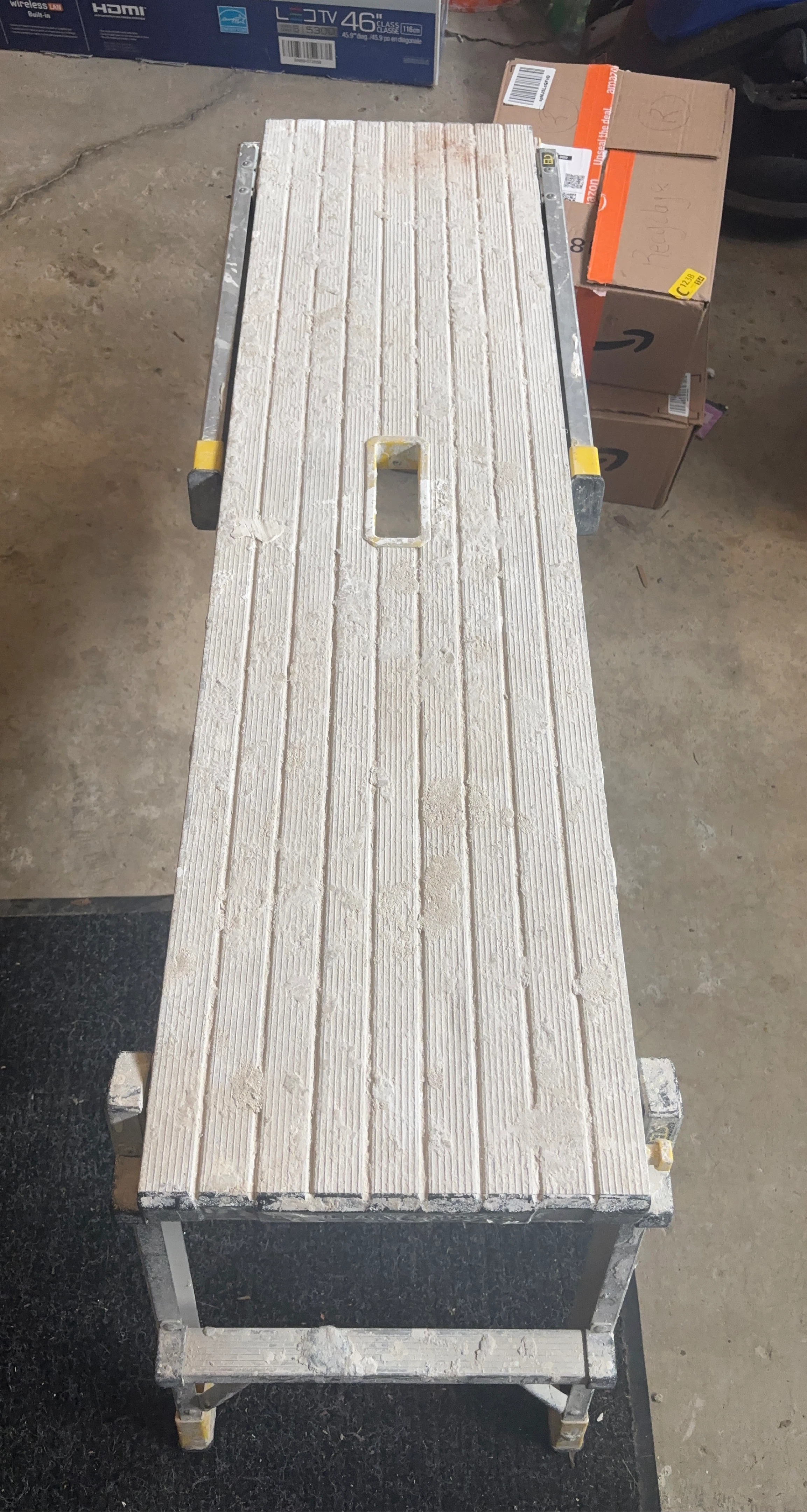 Adjustable Work Platform Step Stool