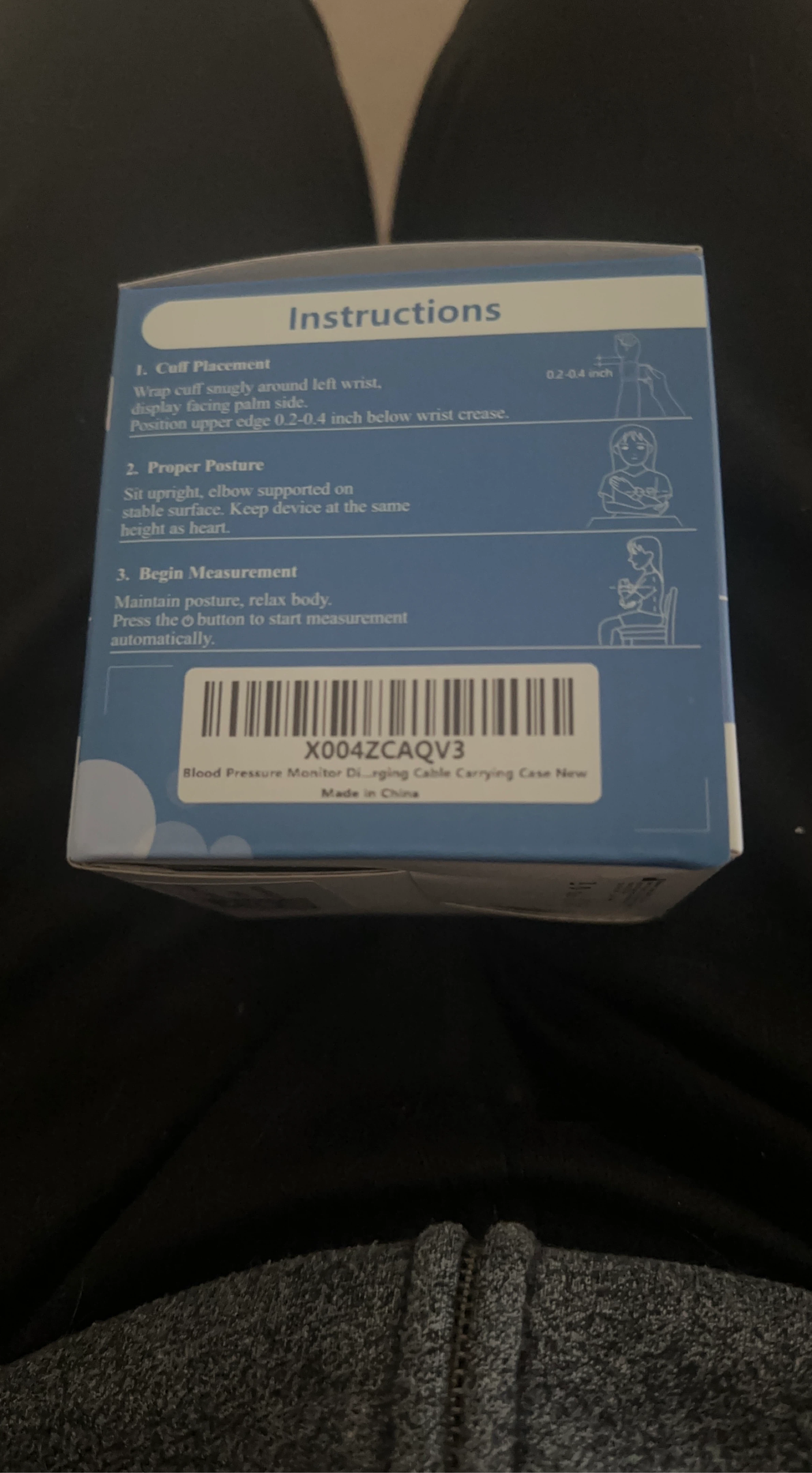 WHO Wrist Electronic Sphygmomanometer CK-W356