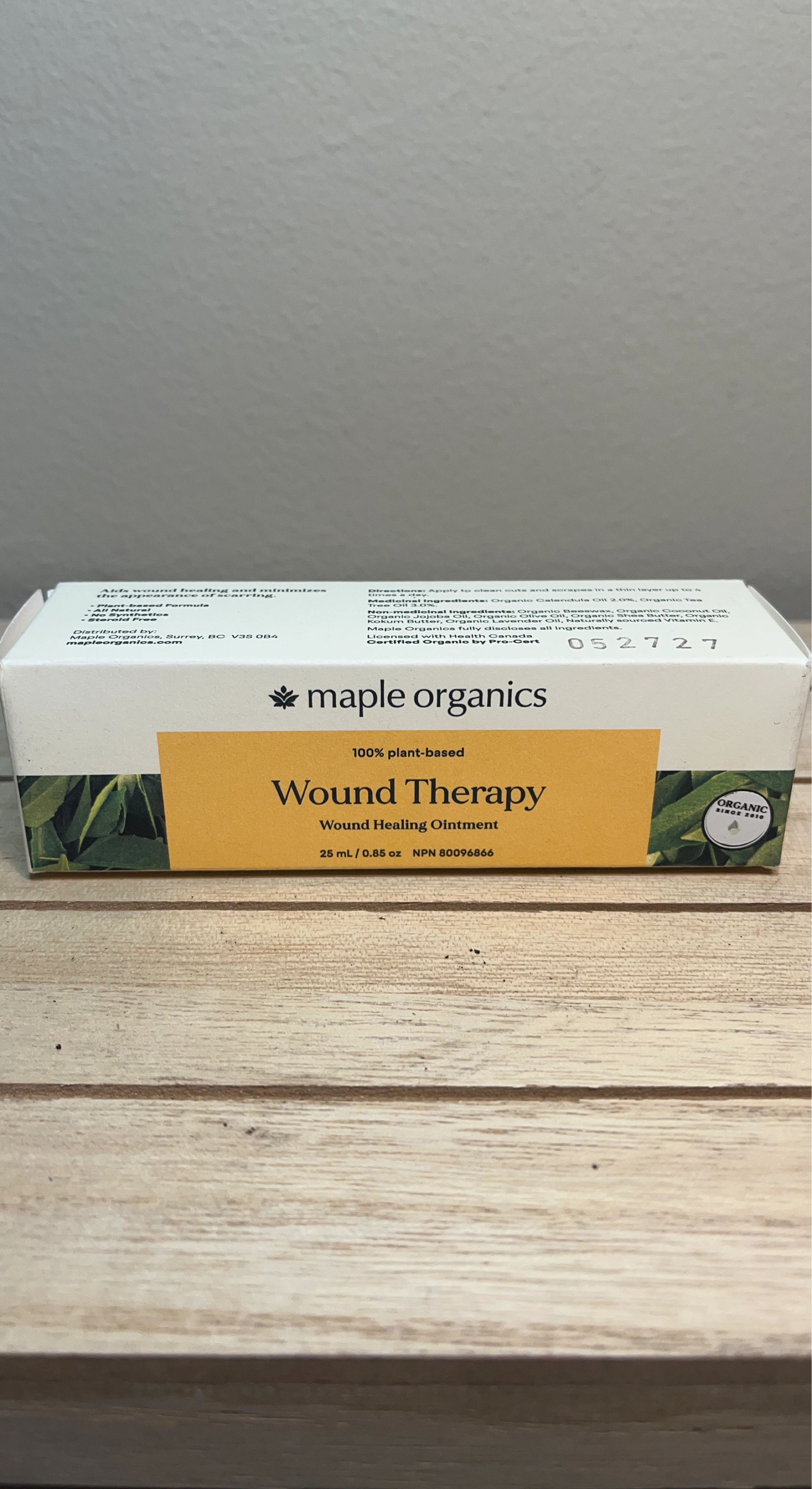 Maple Organics Wound Therapy Healing Ointment 25 mL