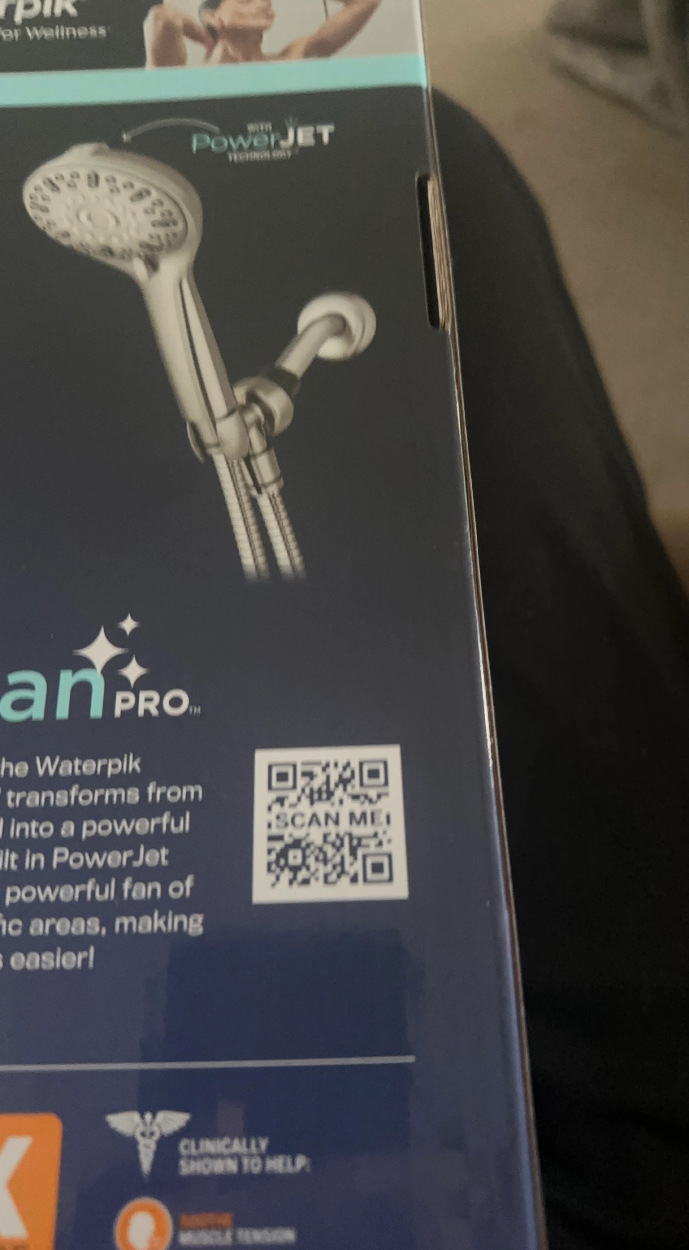 Waterpik ShowerClean PRO Shower Head and Hose