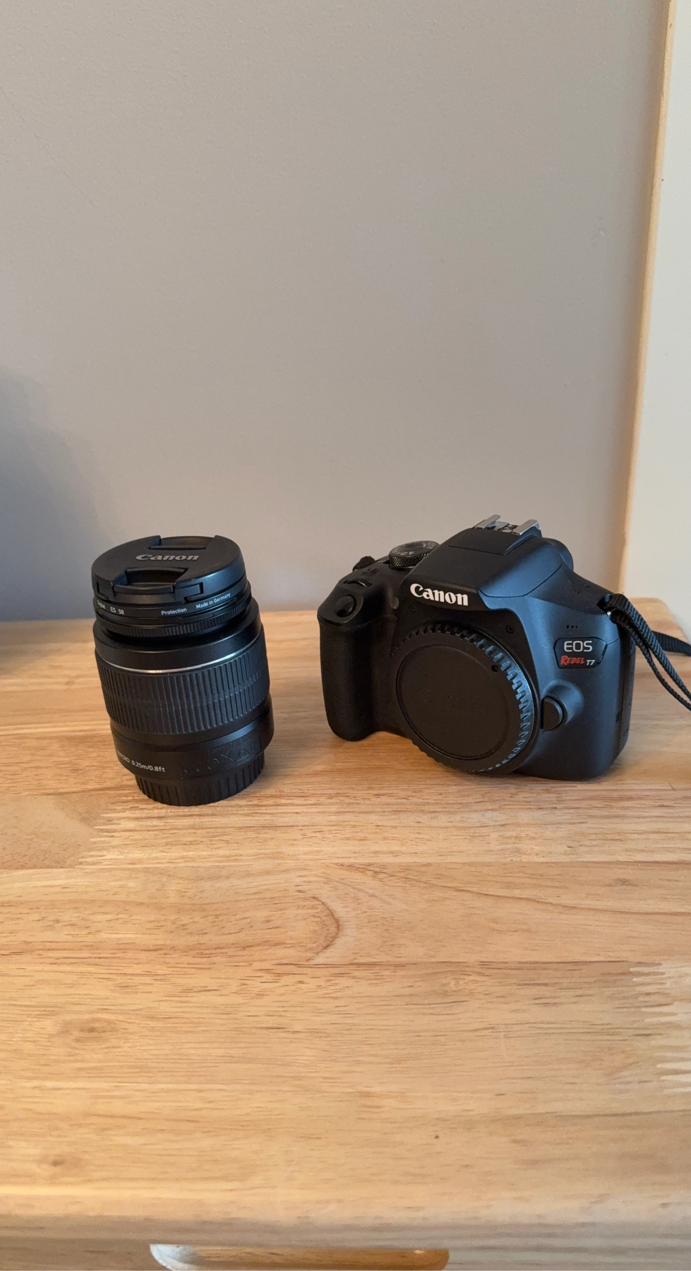 Canon EOS Rebel T7 DSLR Camera with Lens