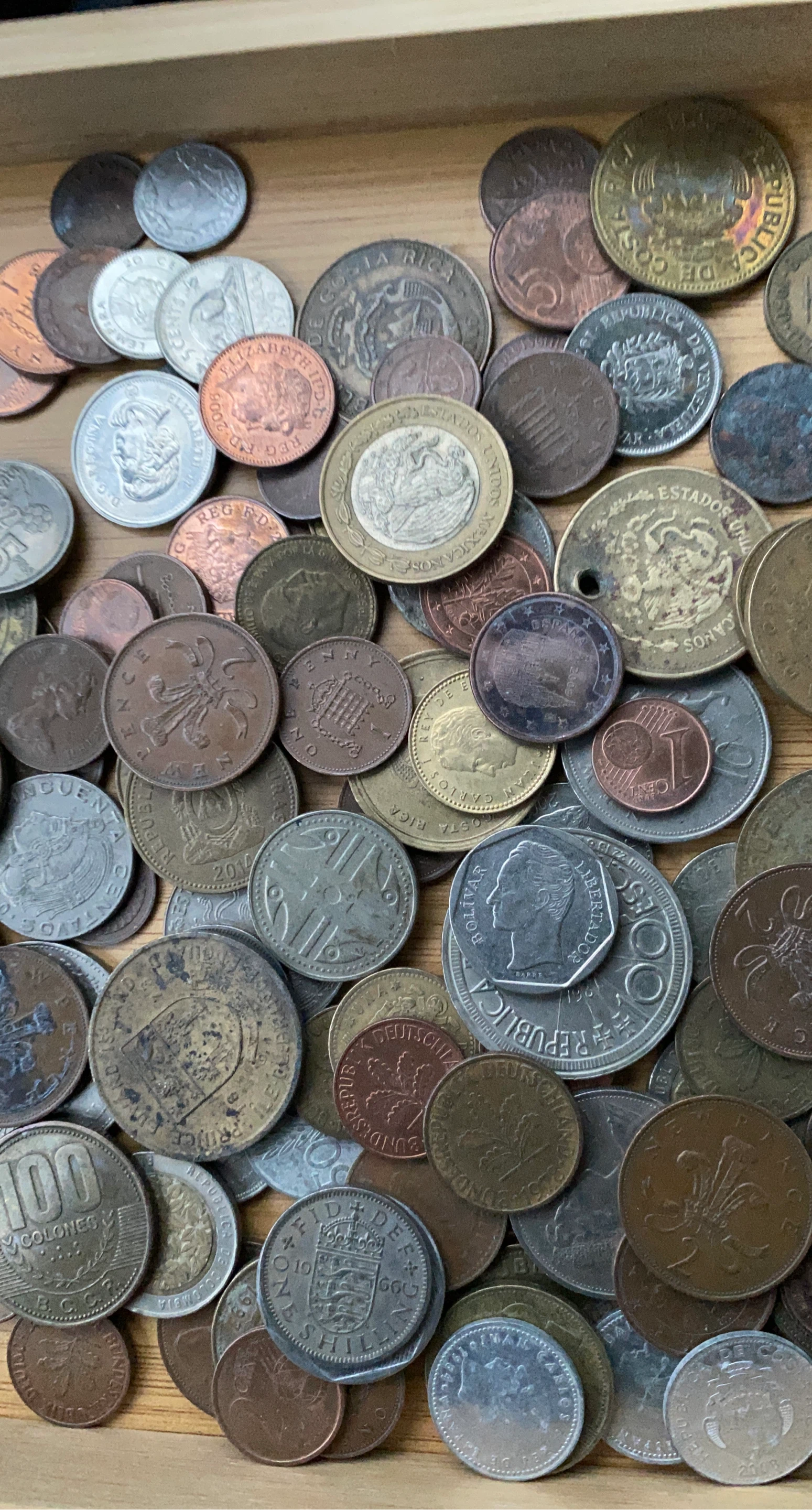 Assorted Foreign and Canadian Coins Collection