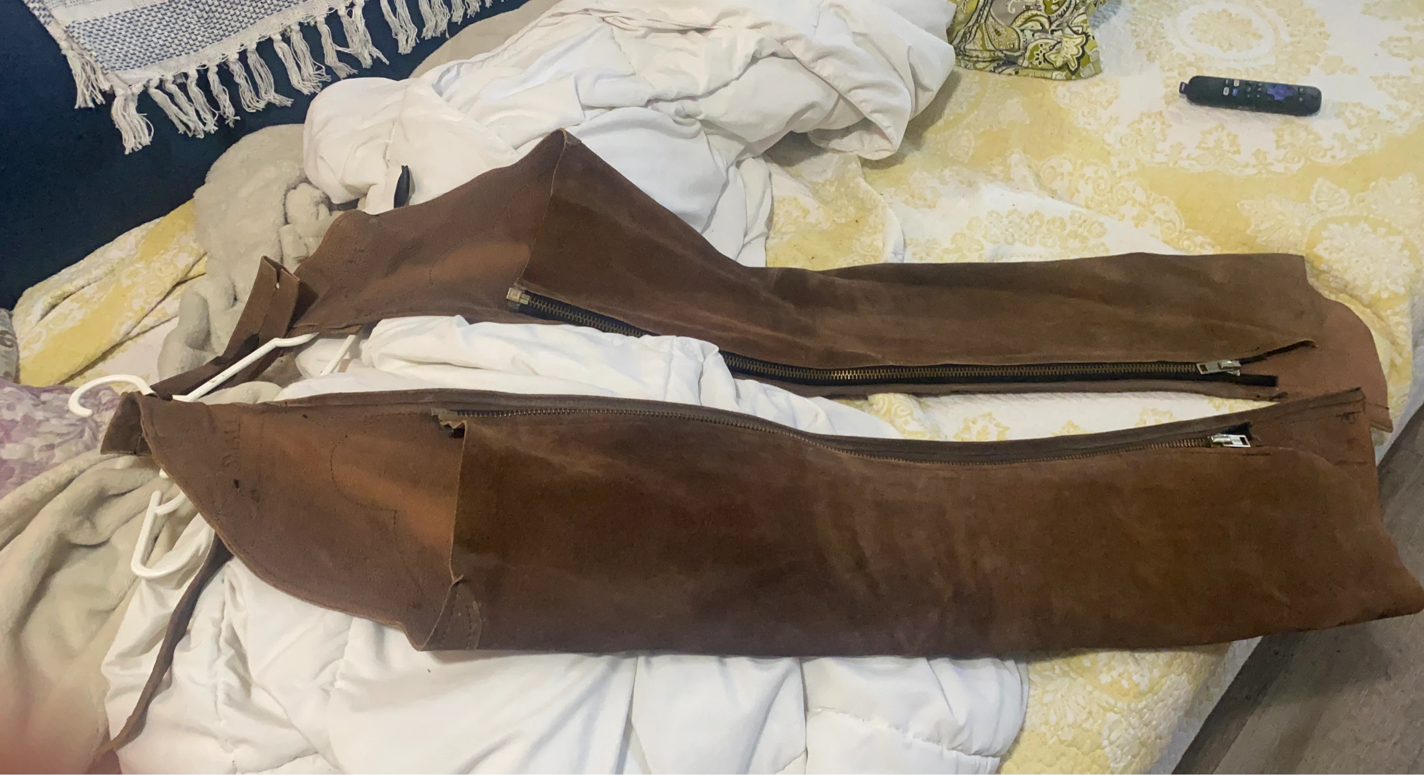 Brown Suede Chaps