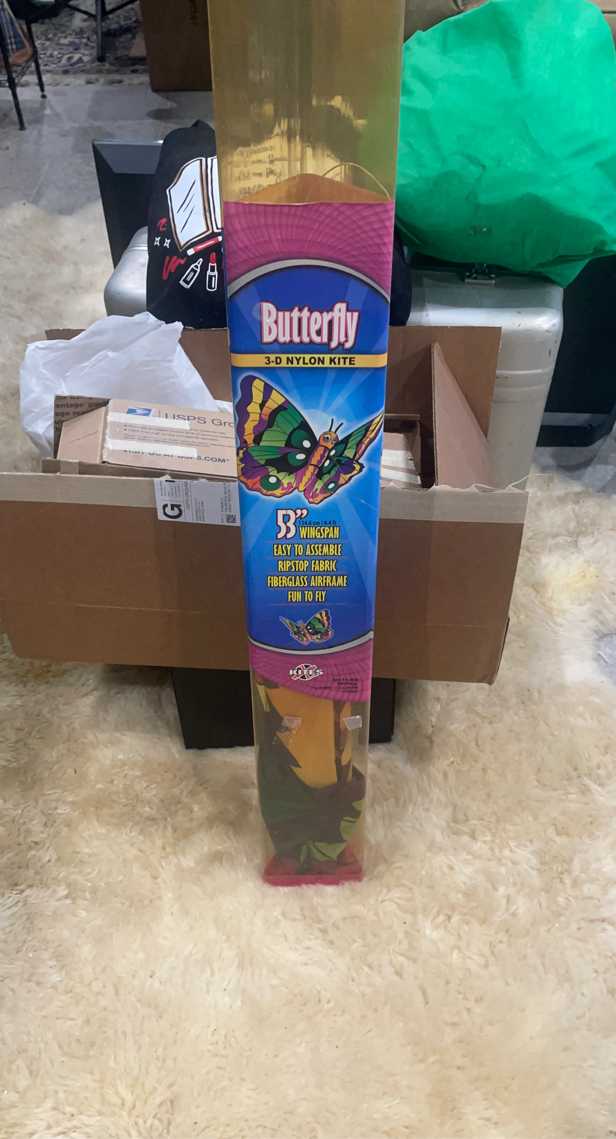 Butterfly 53" 3-D Nylon Kite
