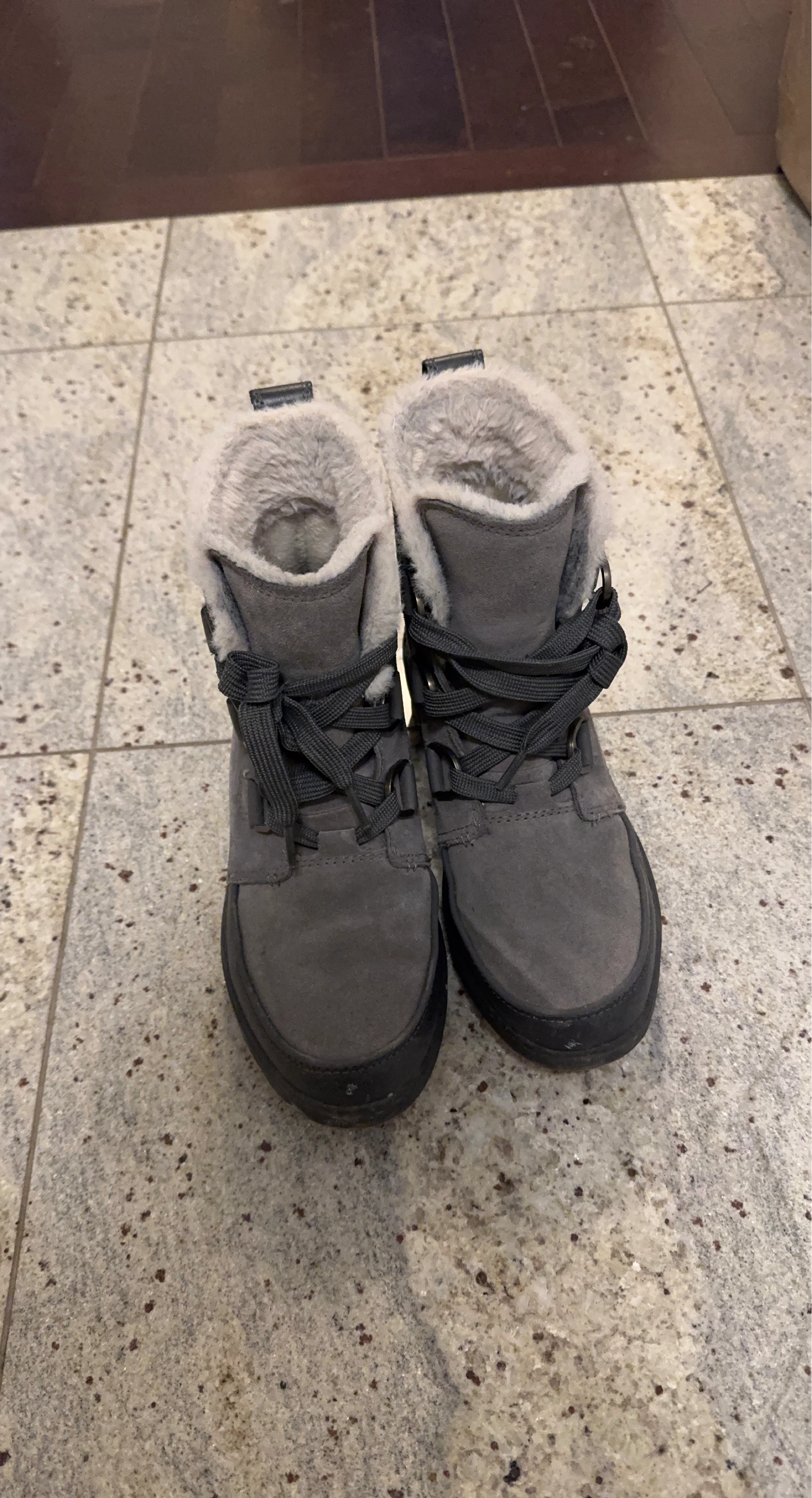 Women's Grey Sorel Winter Boots