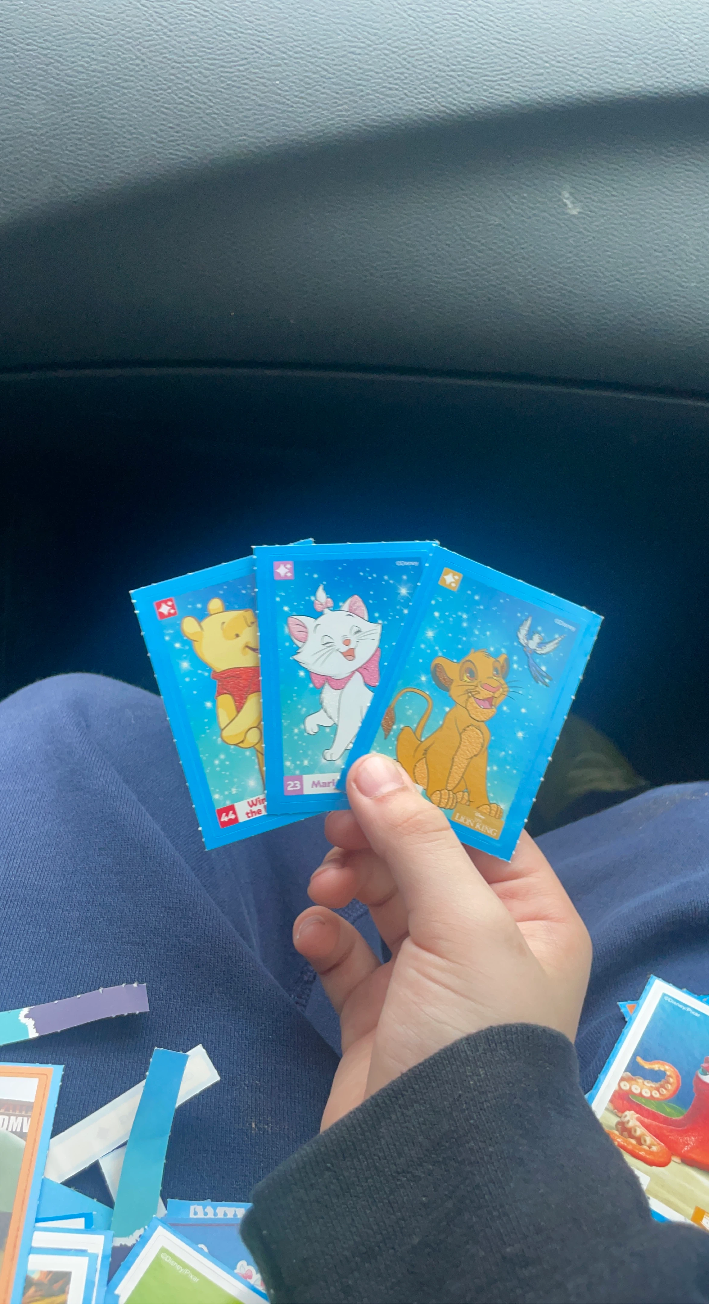 Disney Trading Cards - Winnie the Pooh, Marie, Lion King