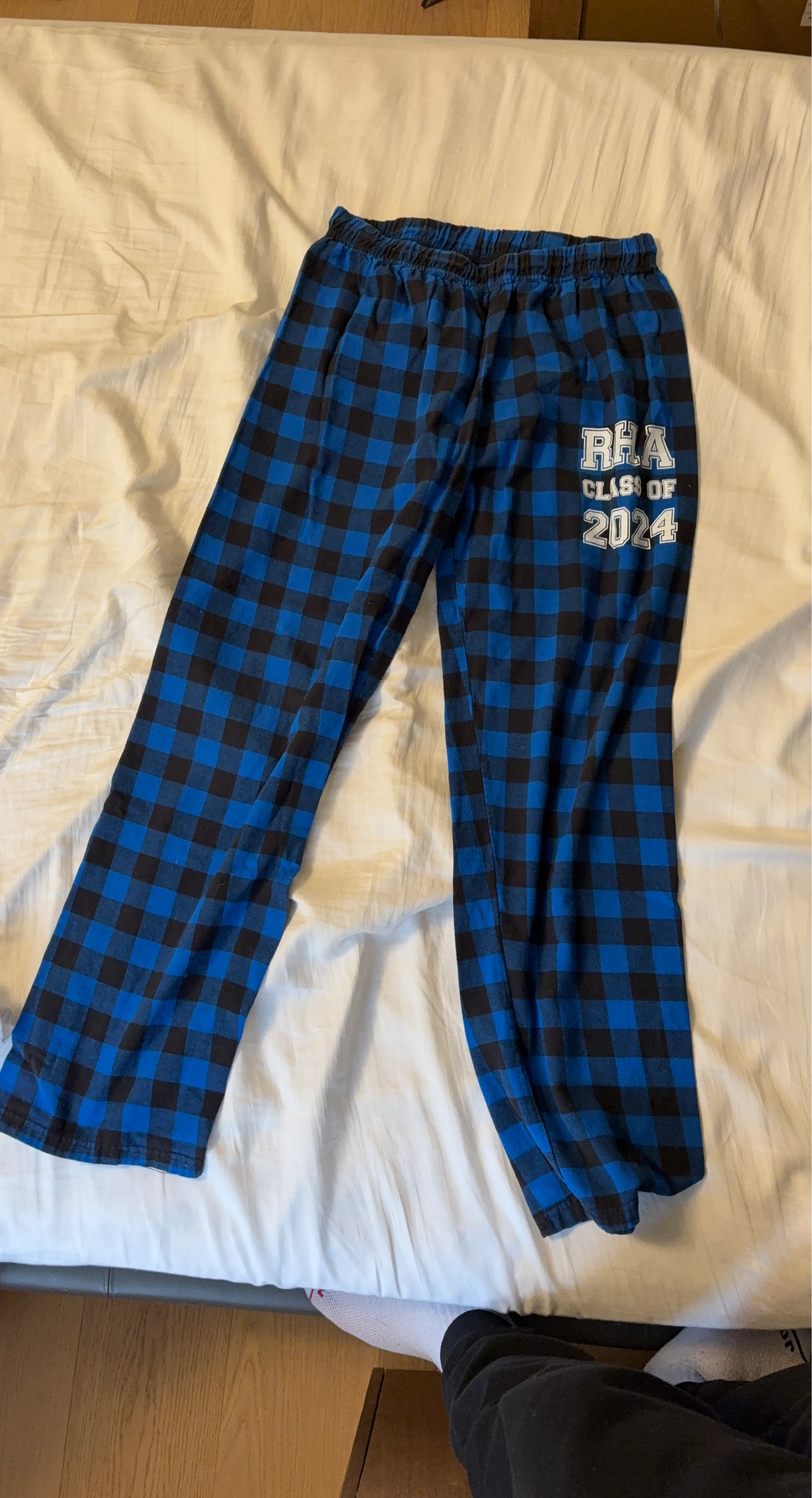 Blue Plaid RHA Class of 2024 Pajama Pants