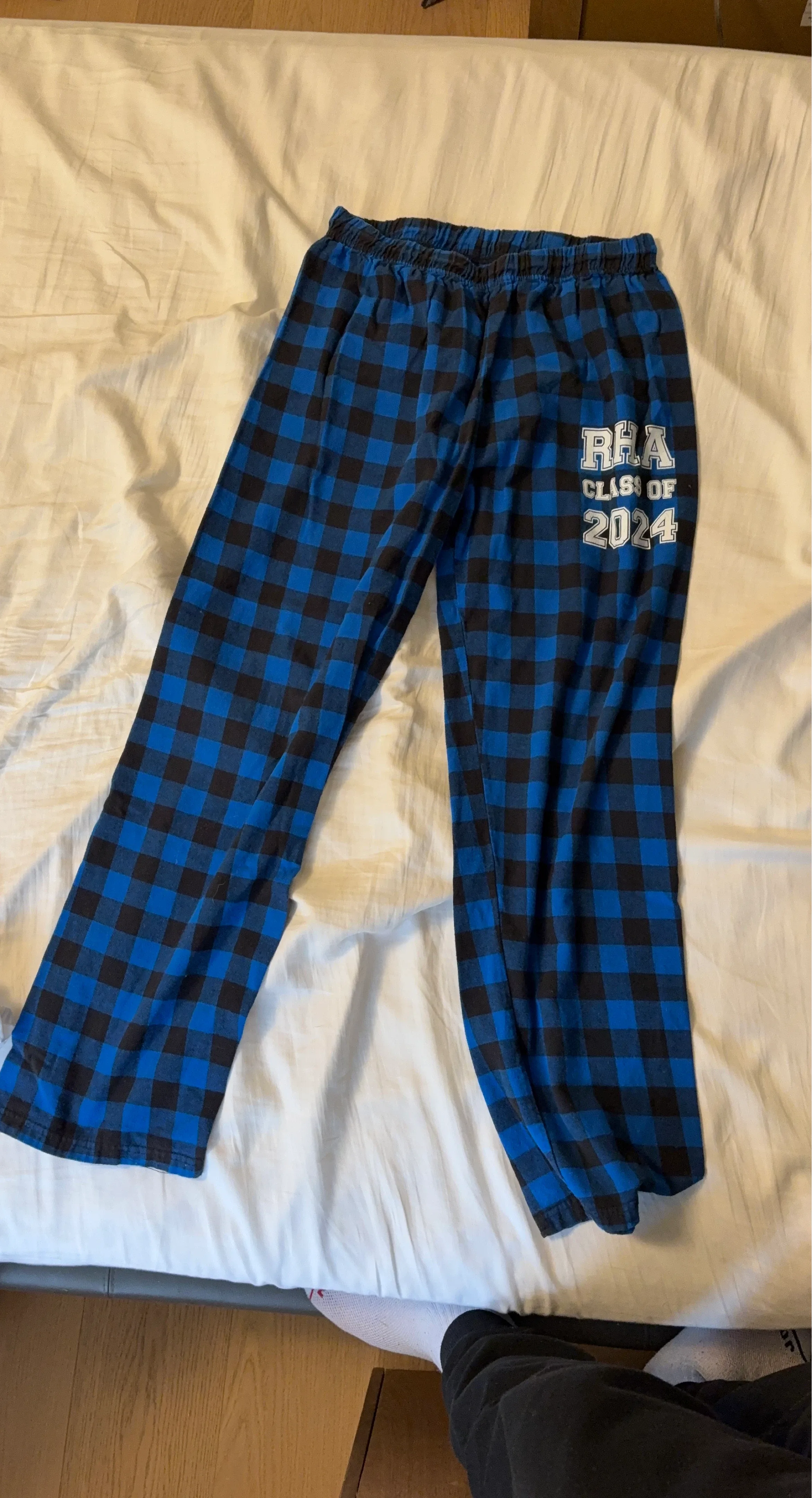 Blue Plaid RHA Class of 2024 Pajama Pants