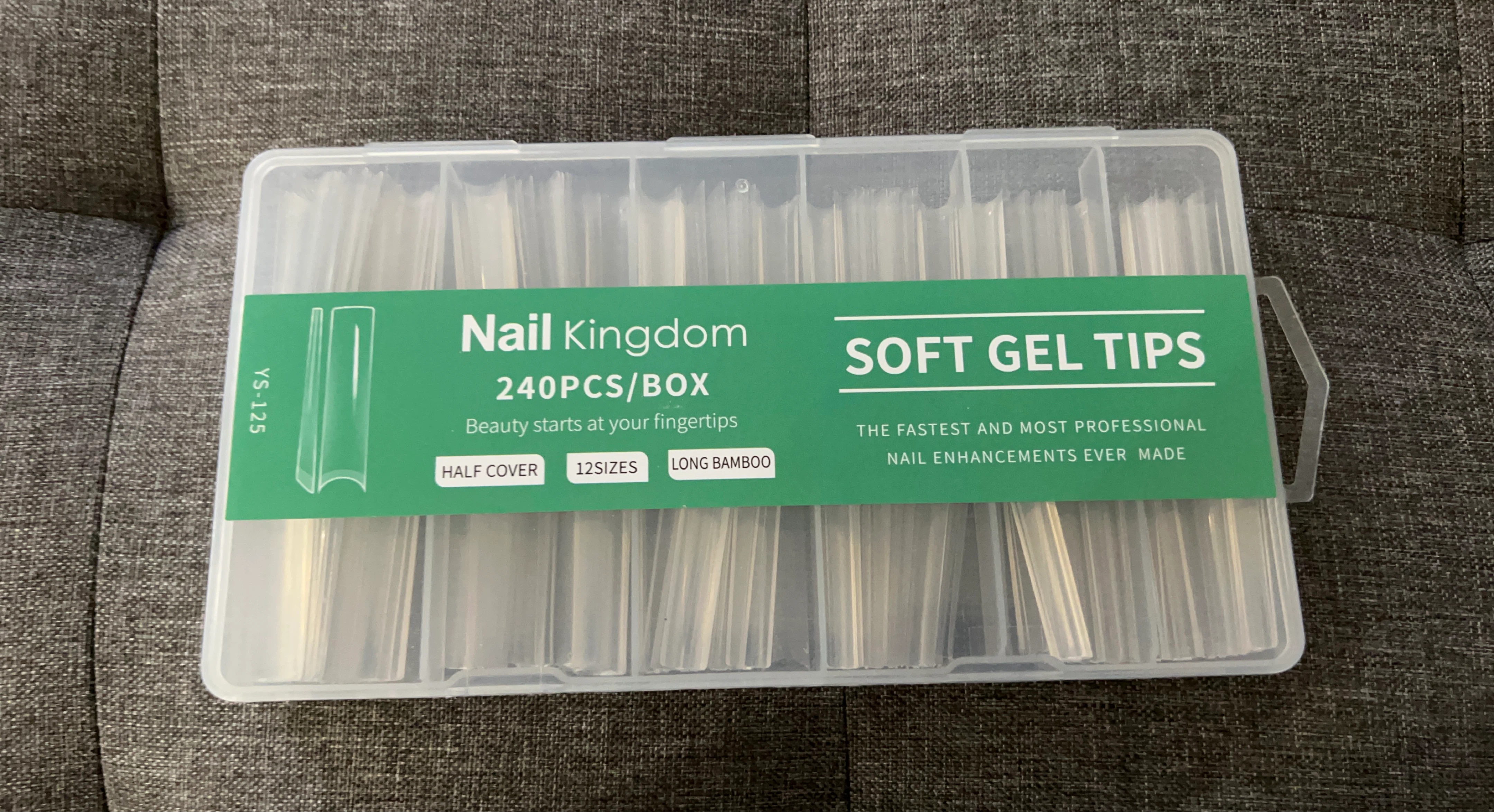 Nail Kingdom Soft Gel Tips - 240 Pcs/Box