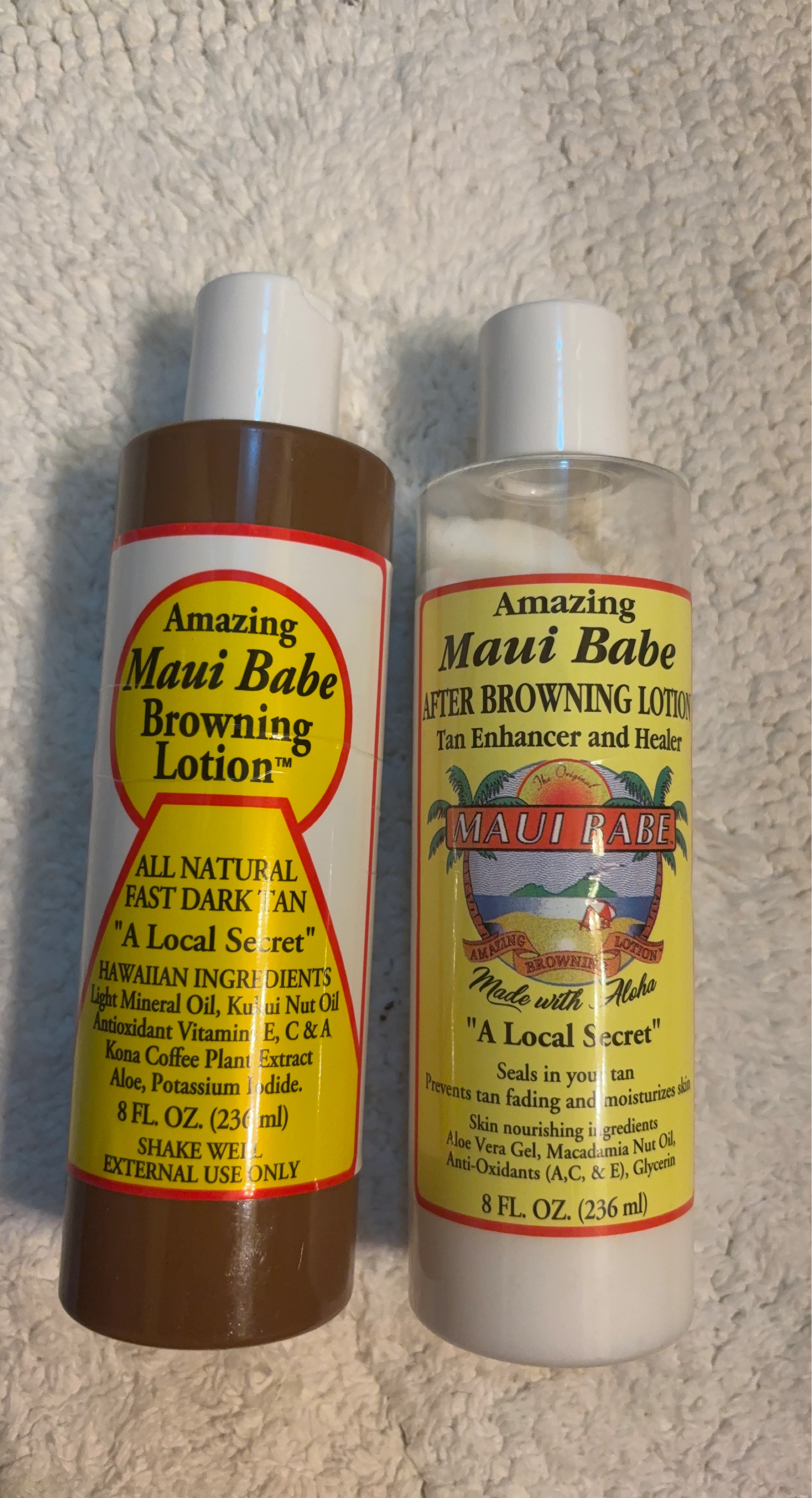 Maui Babe Browning Lotion & After Browning Lotion Set