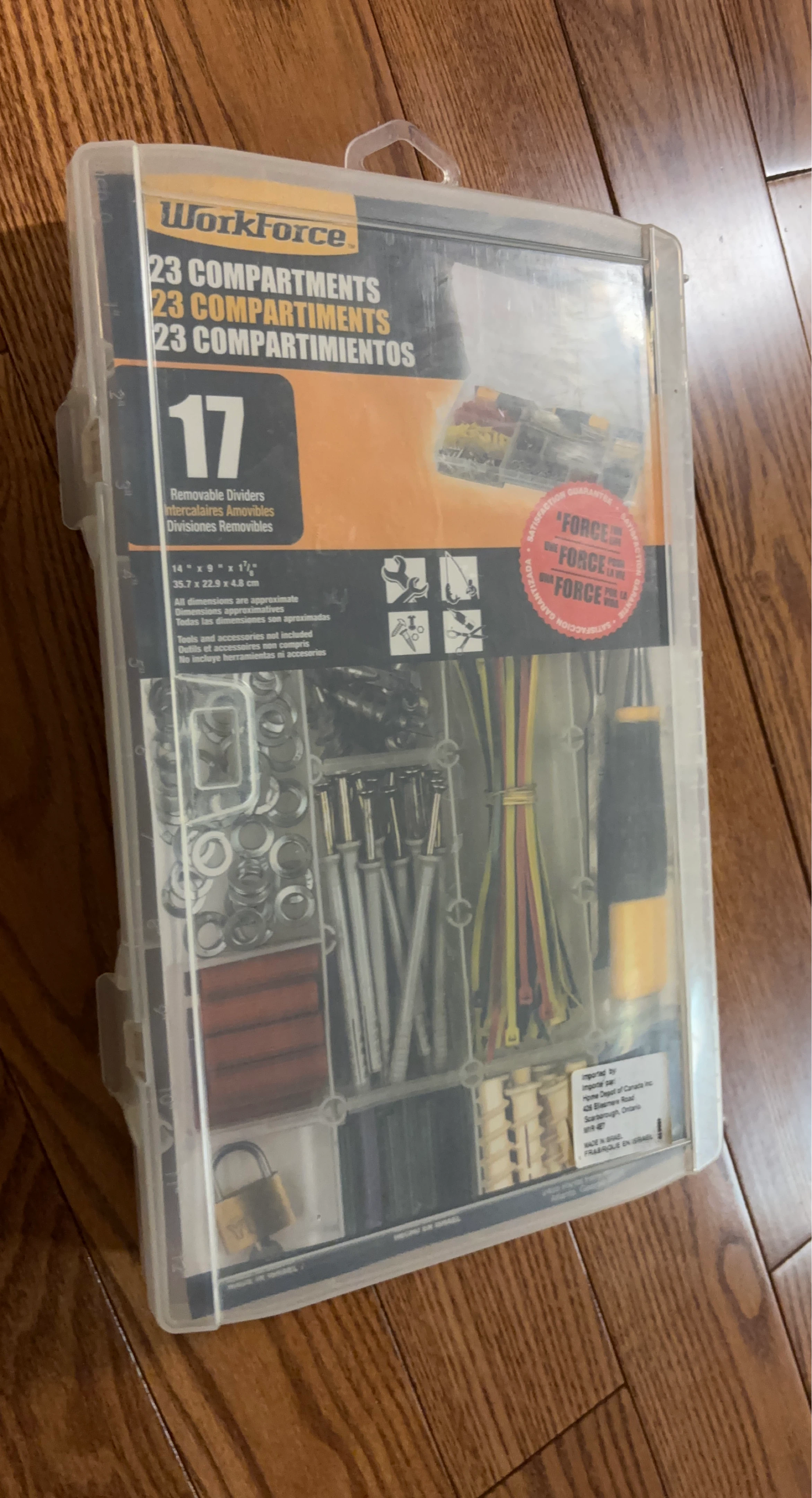 WorkForce 23 Compartment Storage Organizer Box