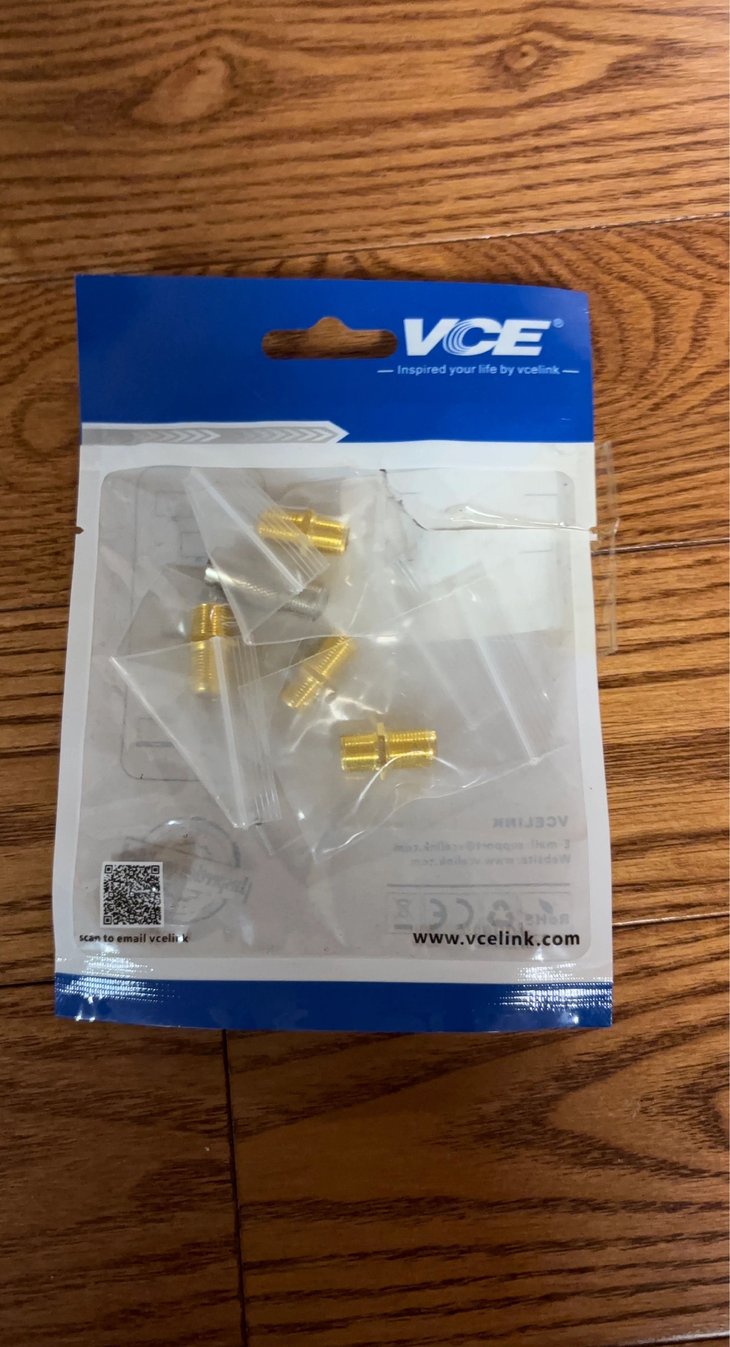 VCE Gold Plated F Connectors