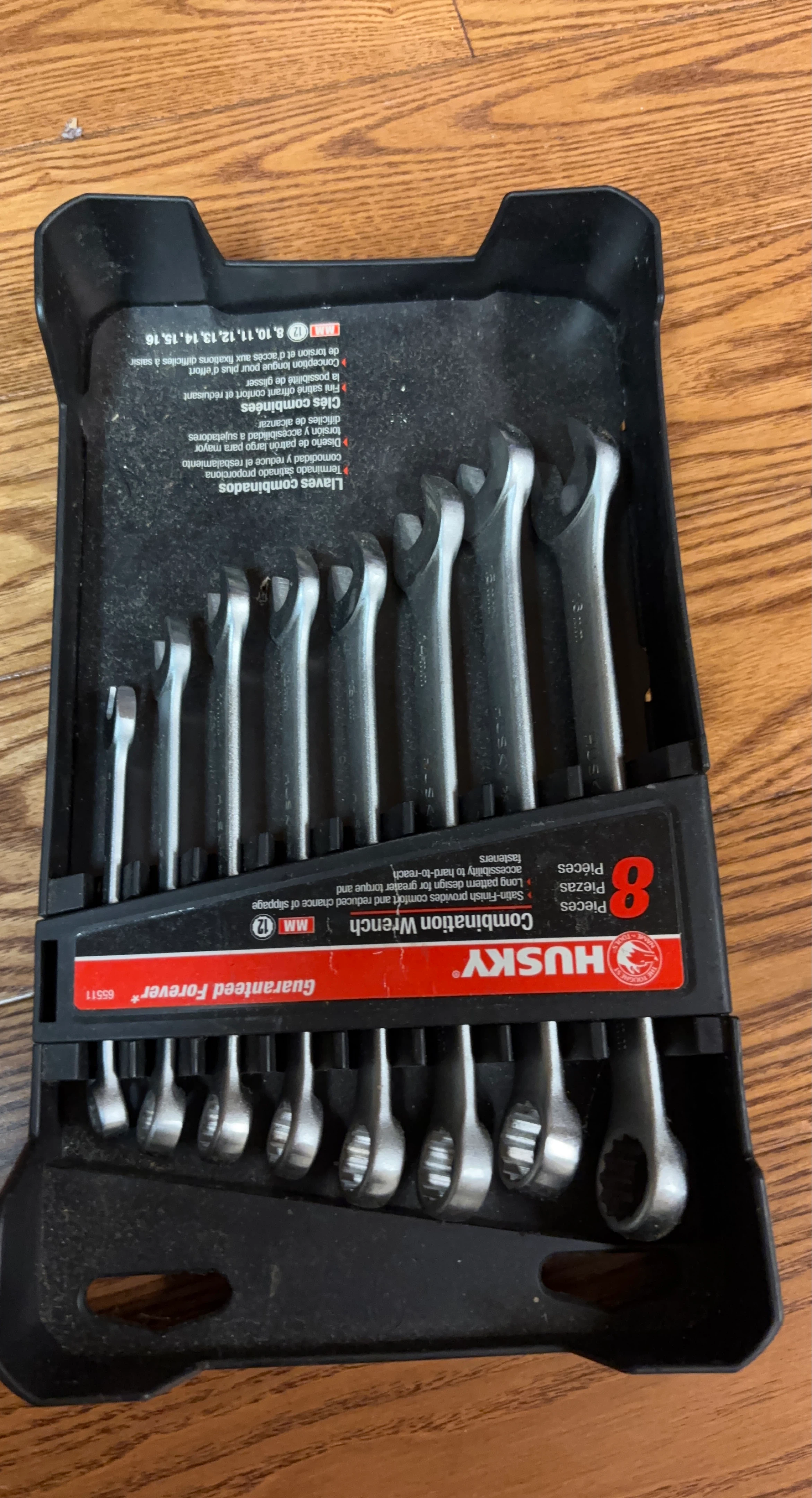 Husky 8-Piece Combination Wrench Set