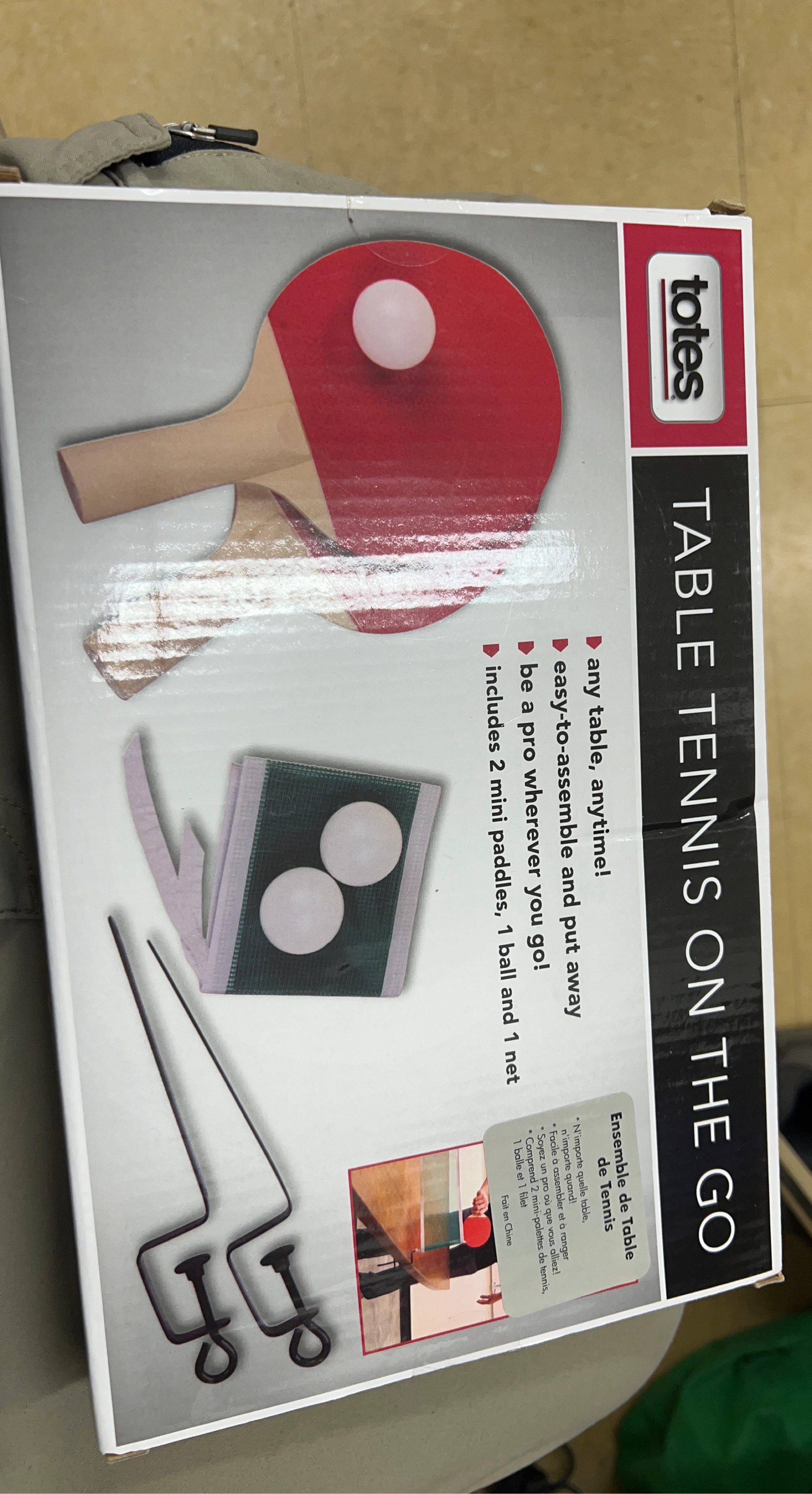 Totes Table Tennis On The Go Set