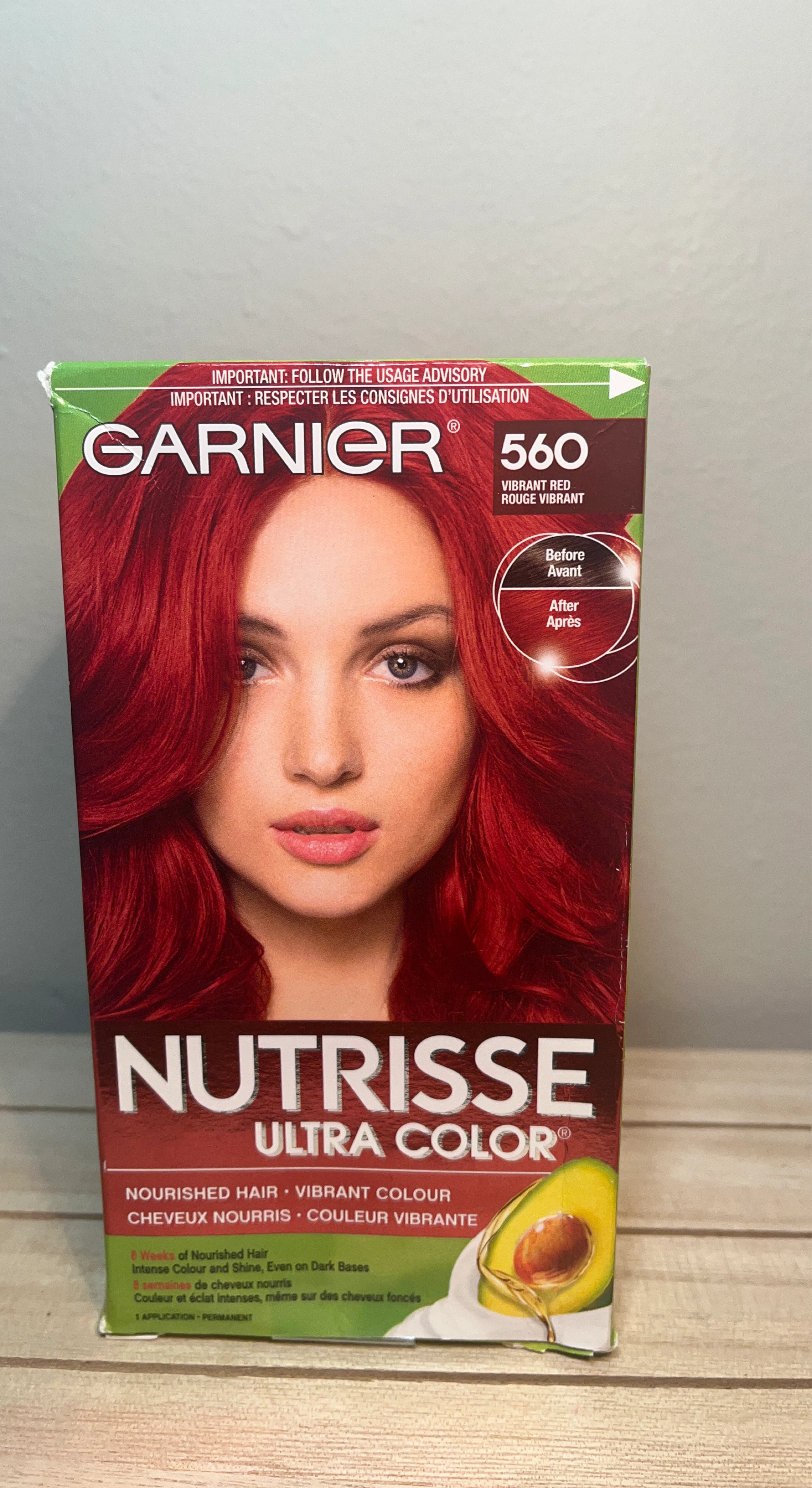 Garnier Nutrisse Ultra Color Hair Dye 560 Vibrant Red