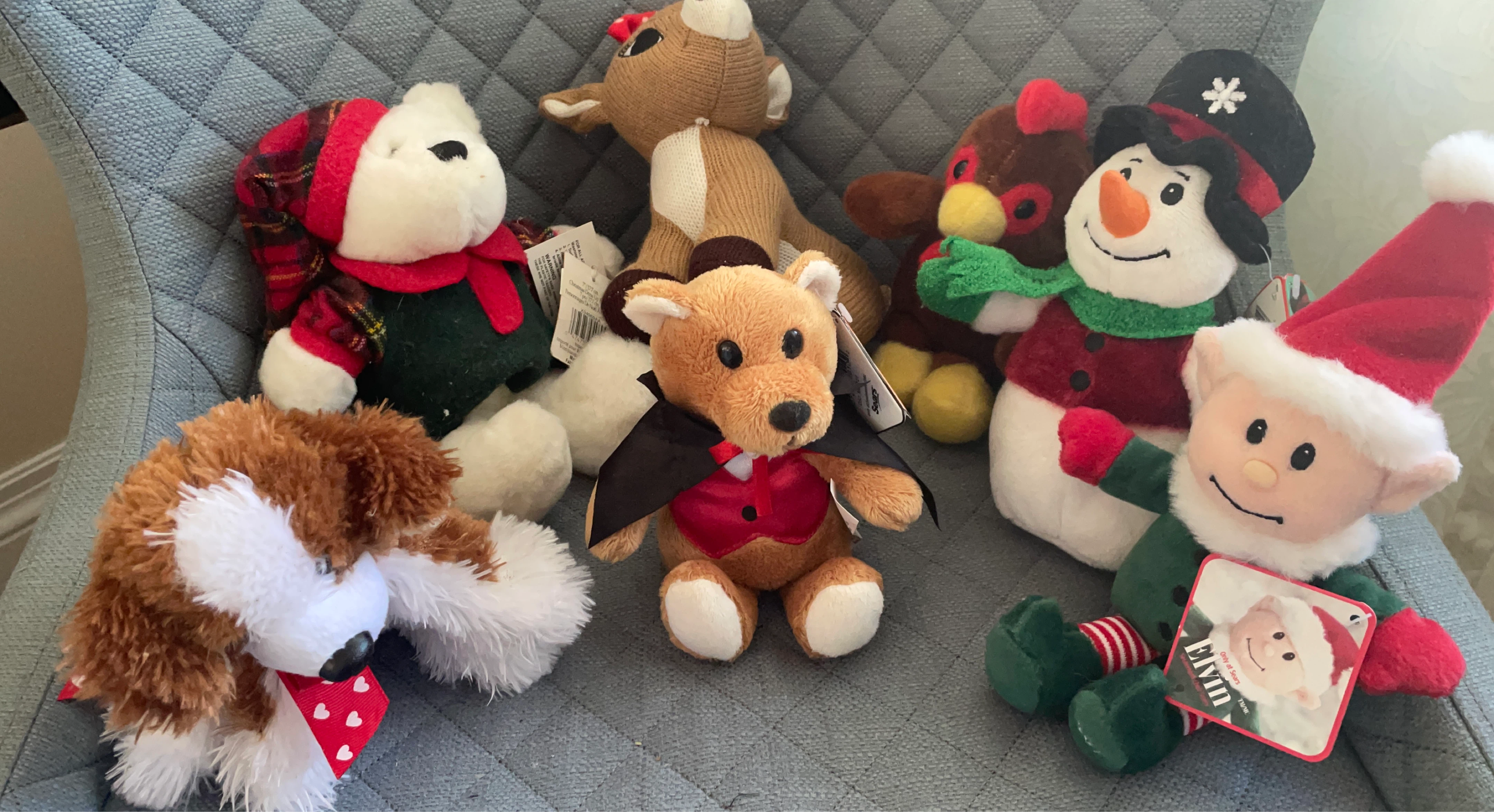 Collection of 6 assortedPlush Toys
