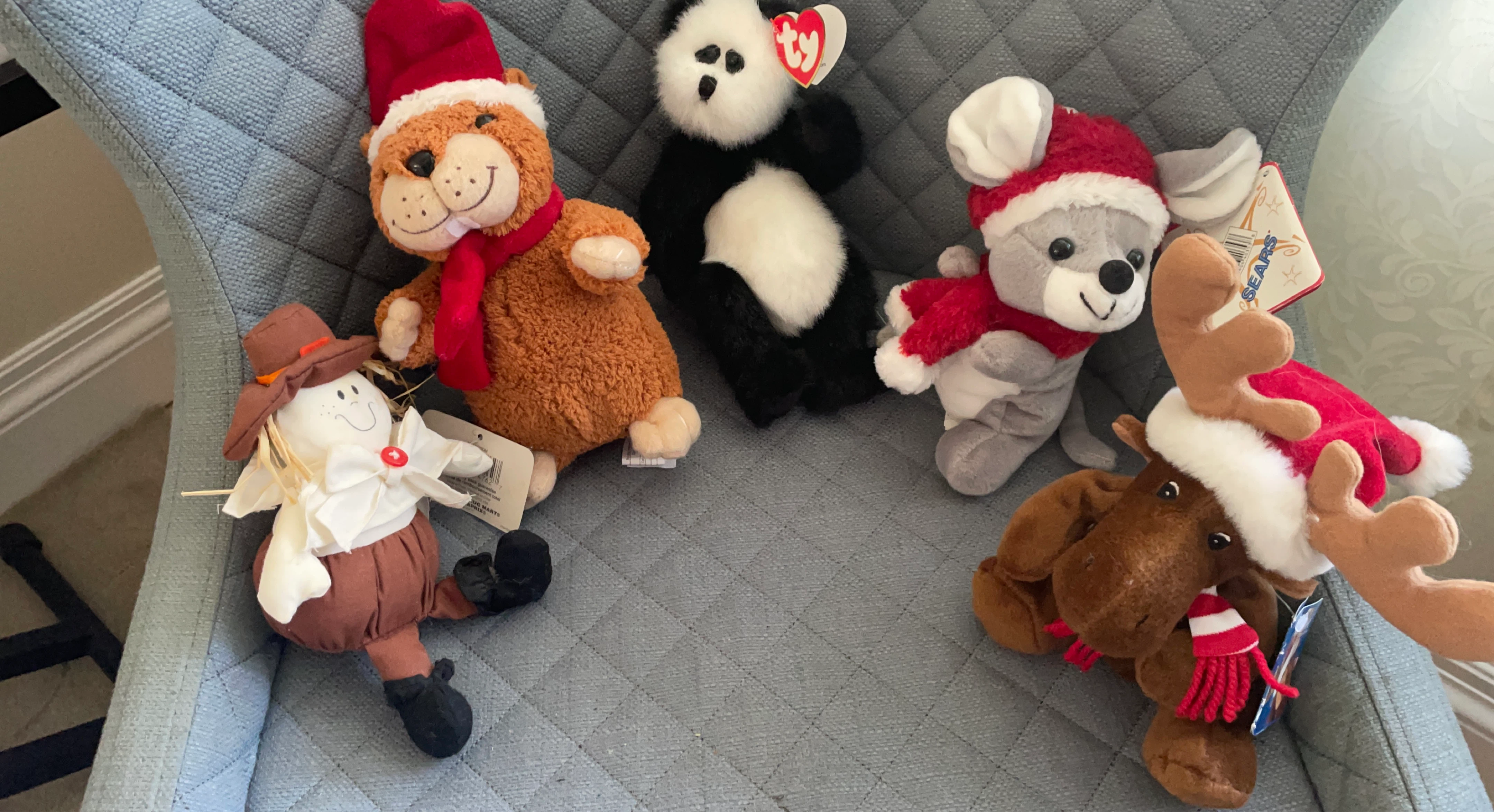 Collection of 5 assorted Plush Toys