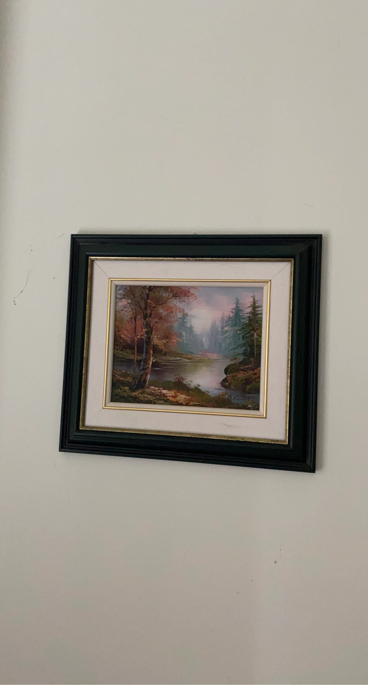 Framed Landscape Painting