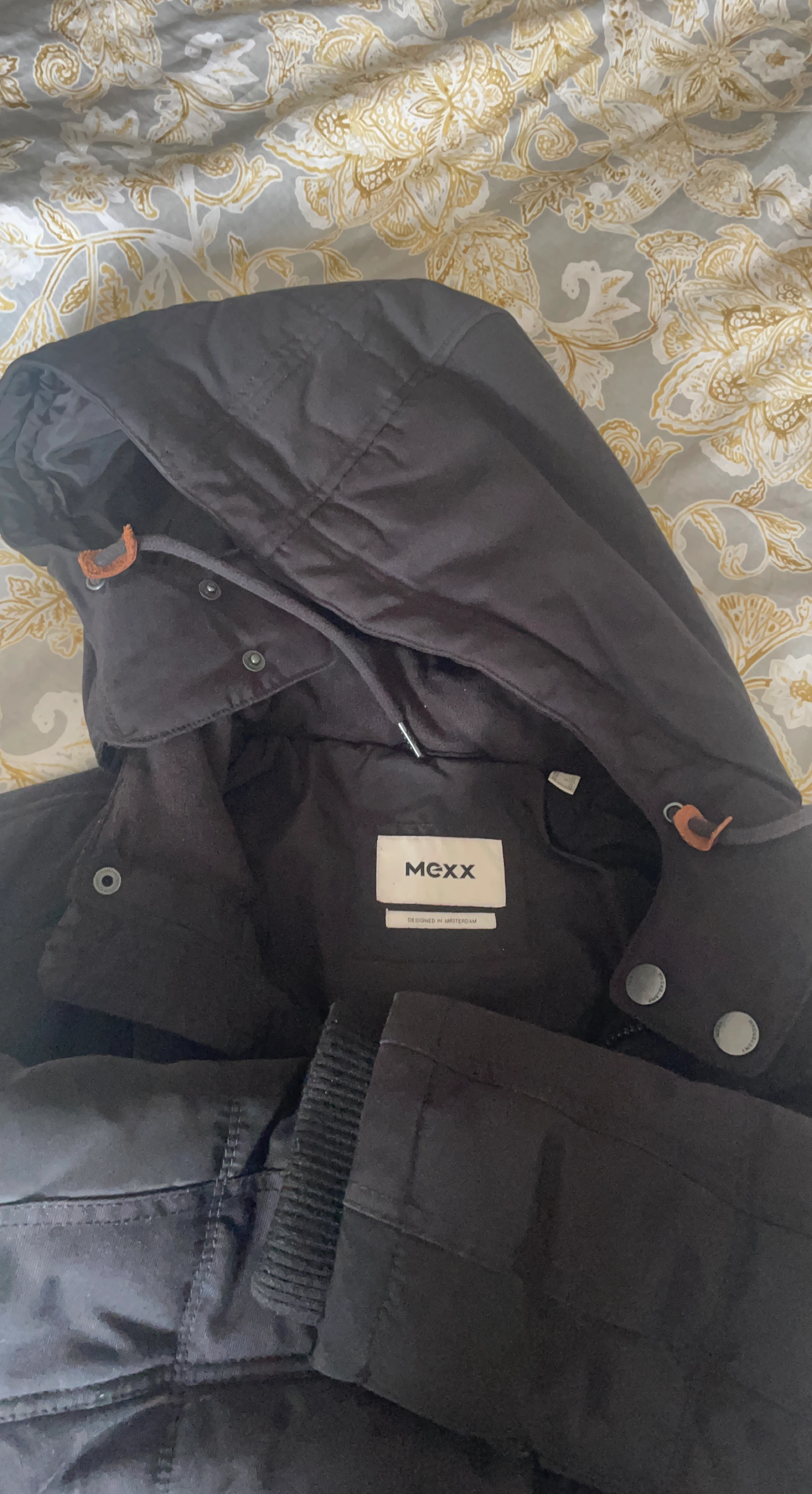 Mexx Men's Dark Grey Hooded Jacket