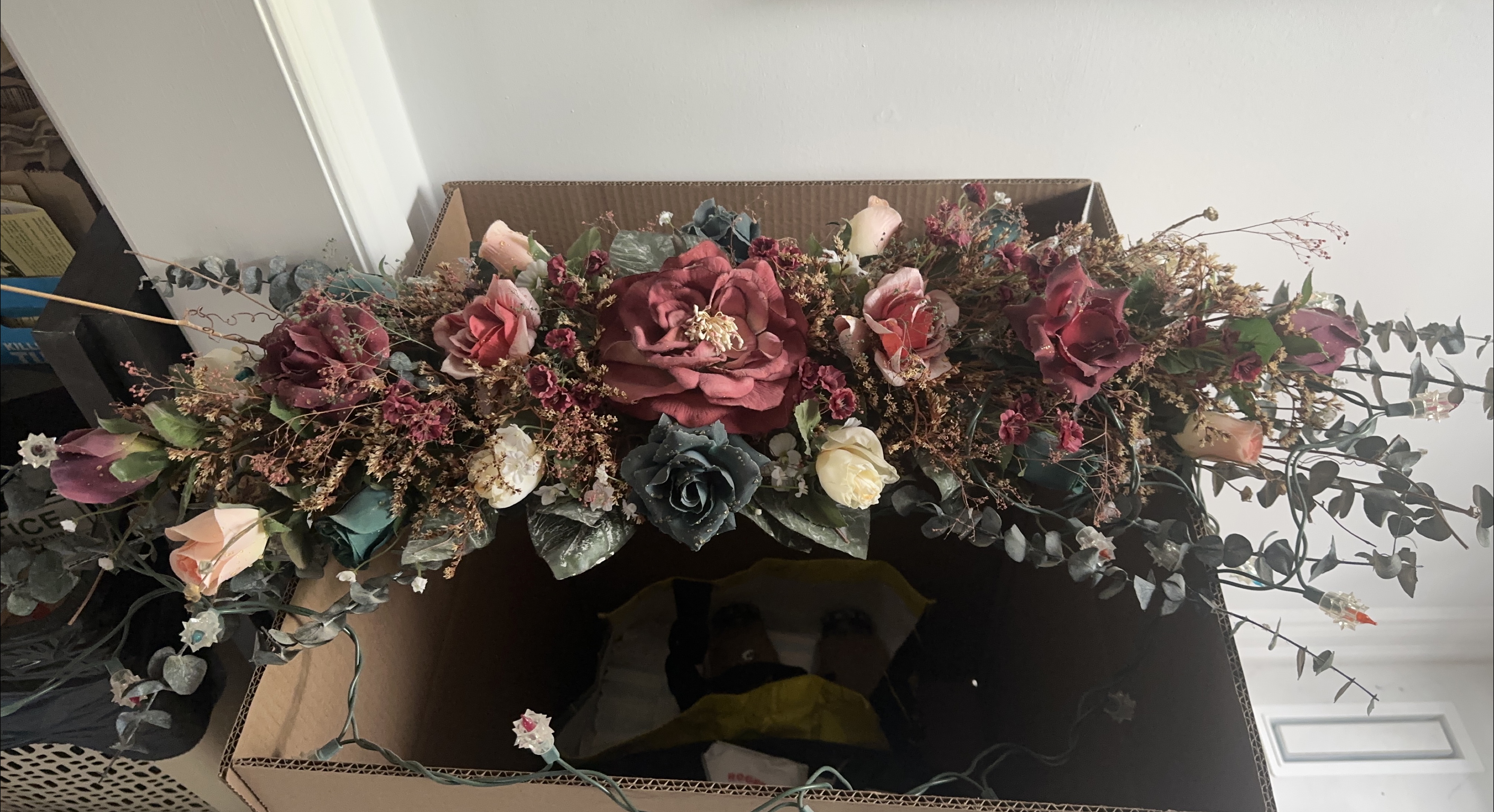 Artificial Floral Arrangement with Lights