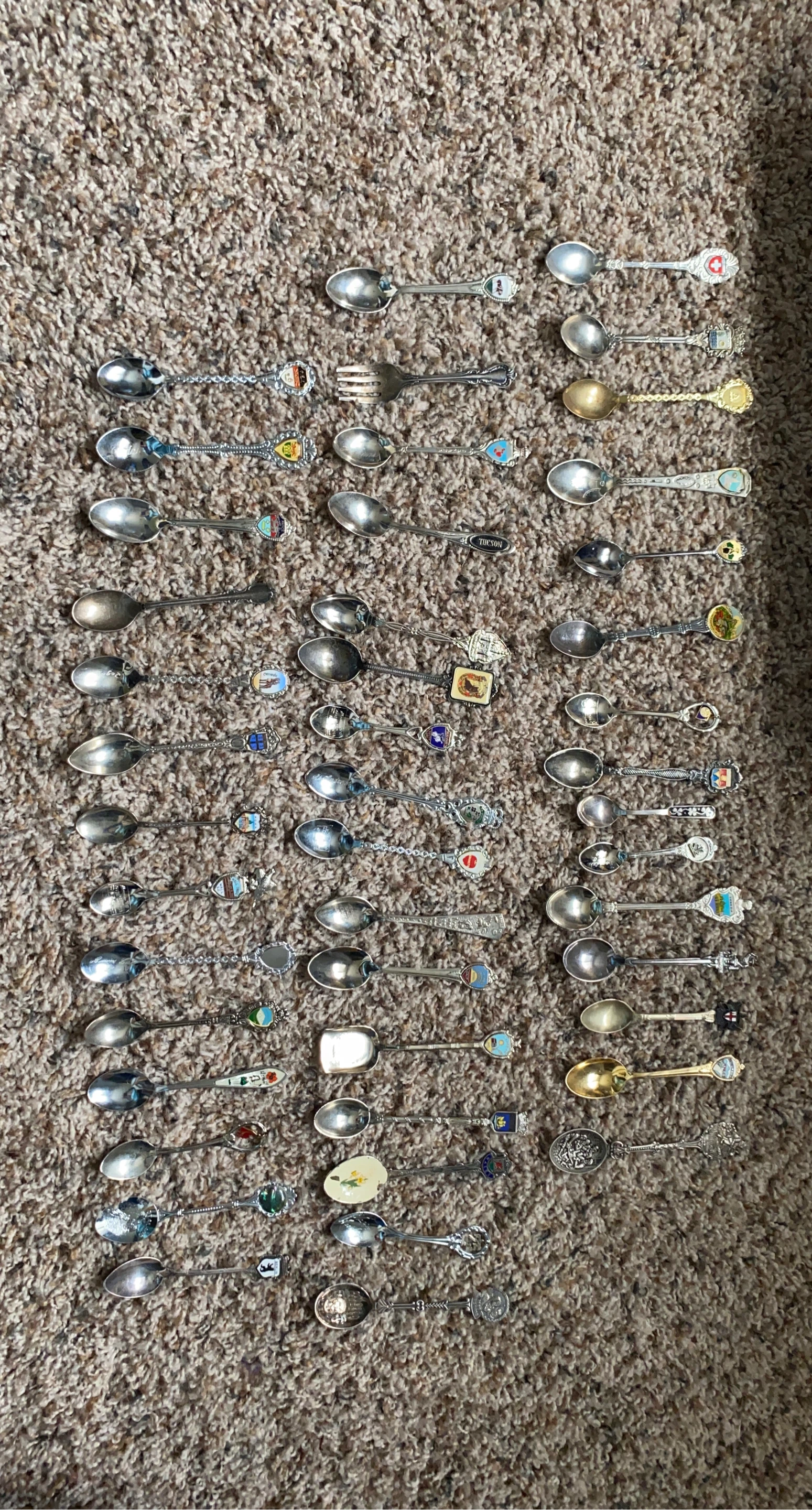 Collection of Souvenir Spoons