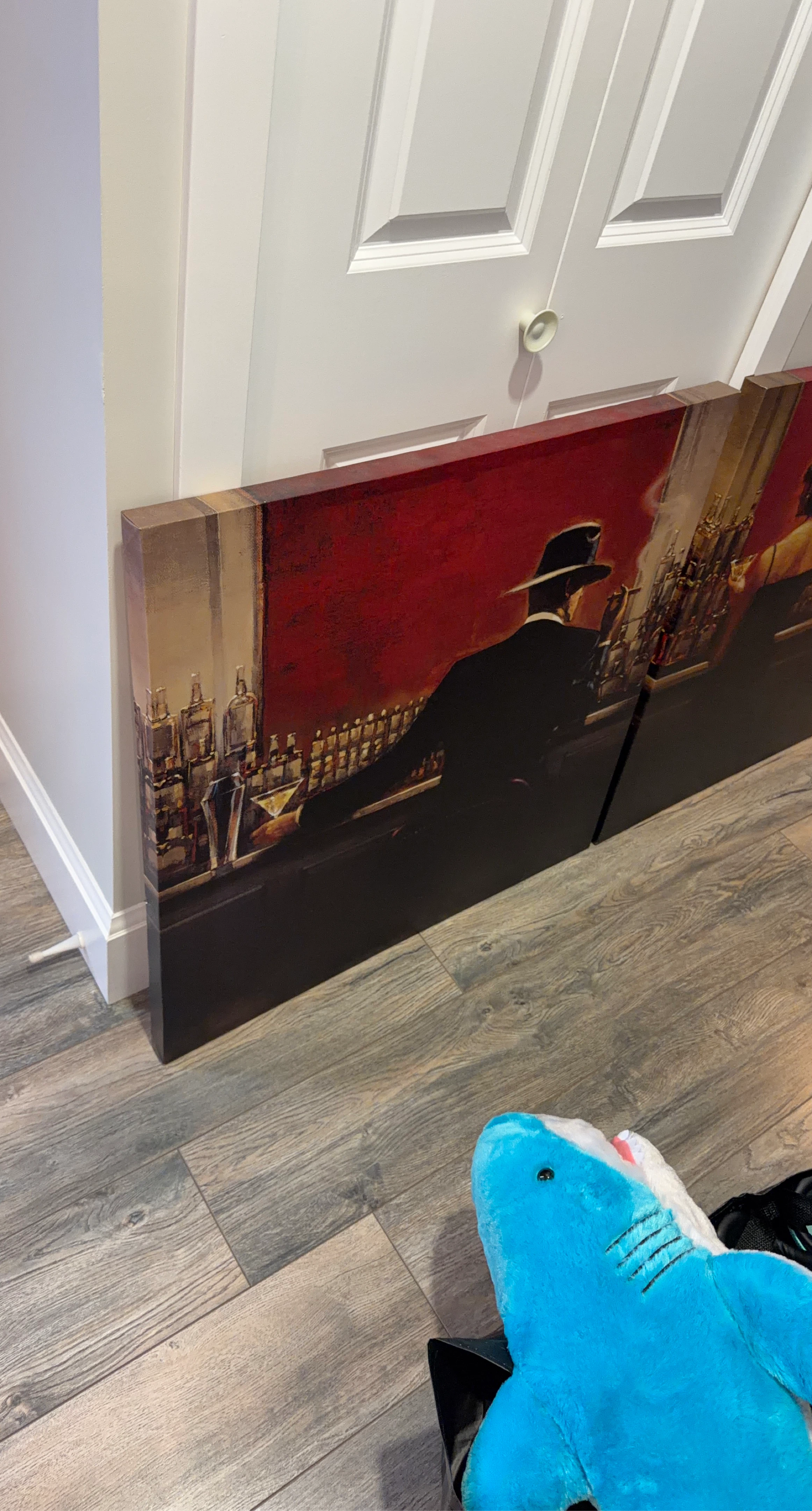 Canvas Print Set - Man at Bar Scene