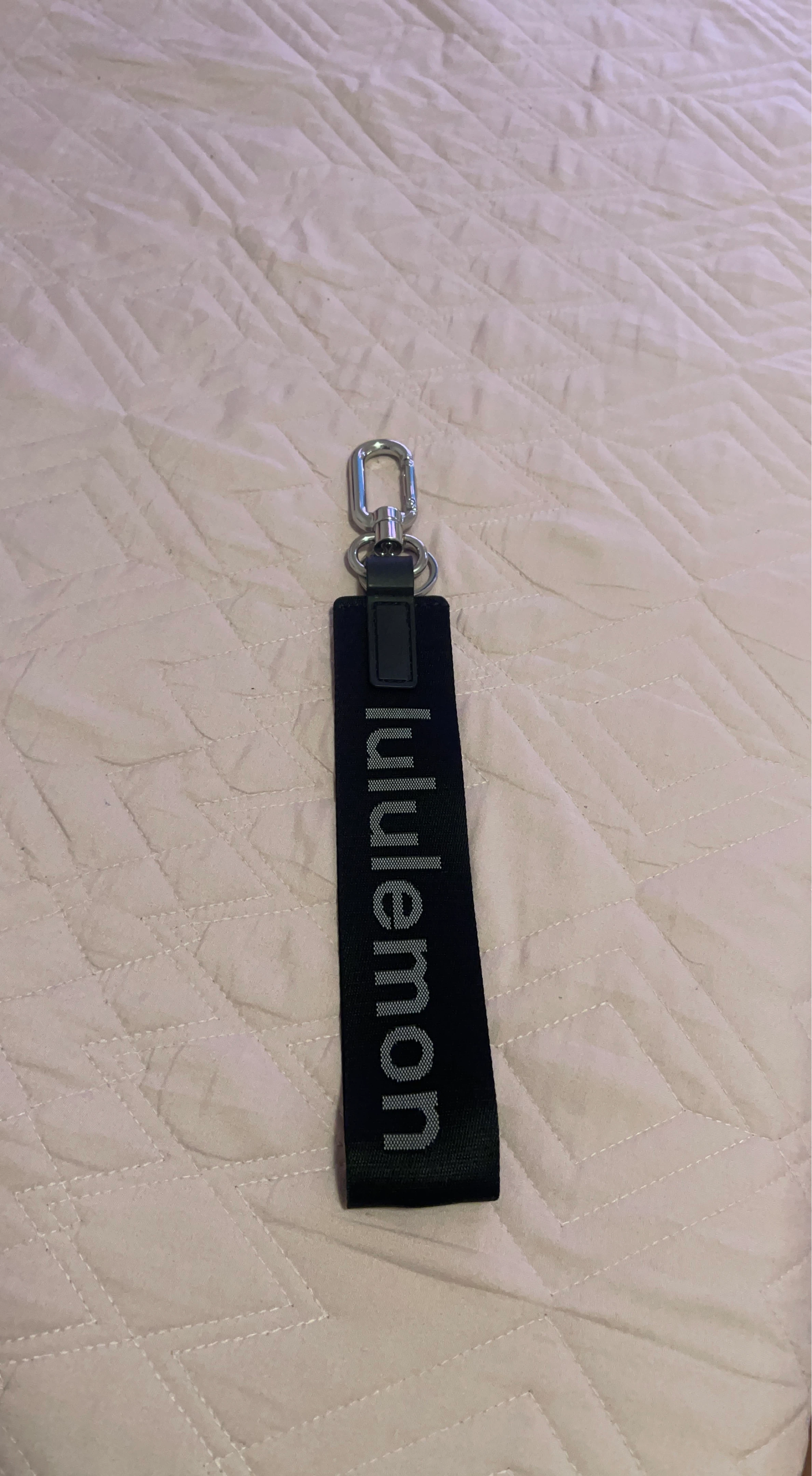 Lululemon Black Keychain Strap