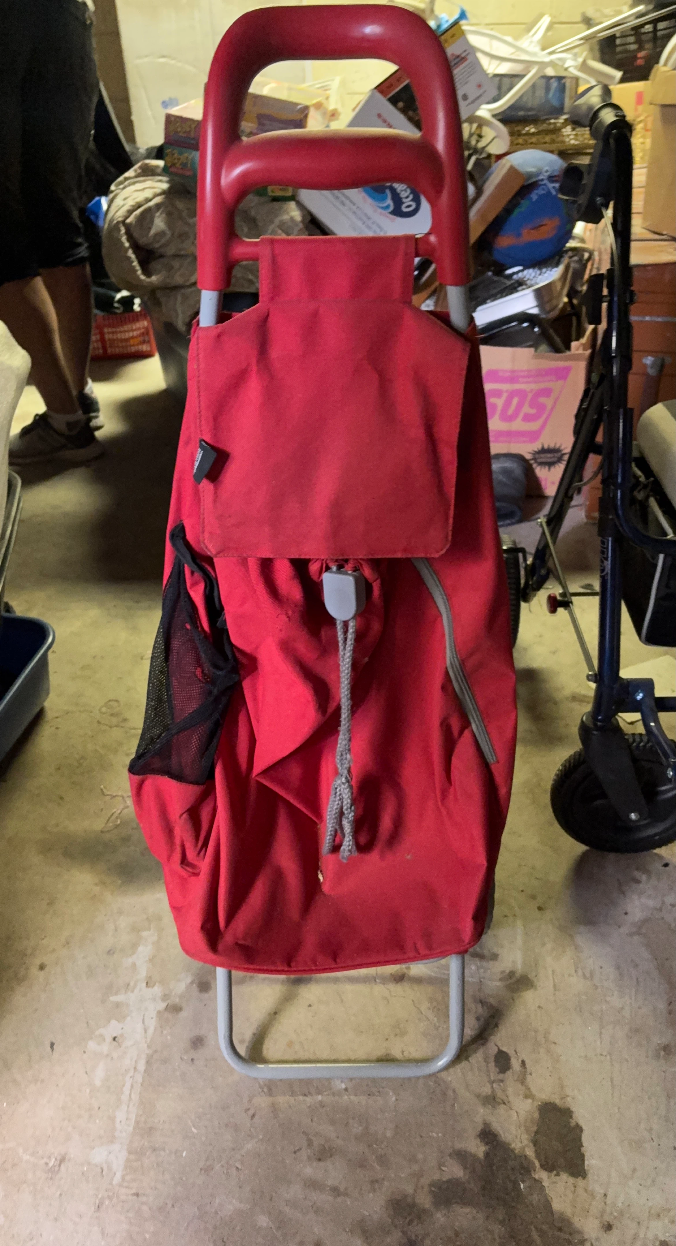 Red Shopping Trolley Bag