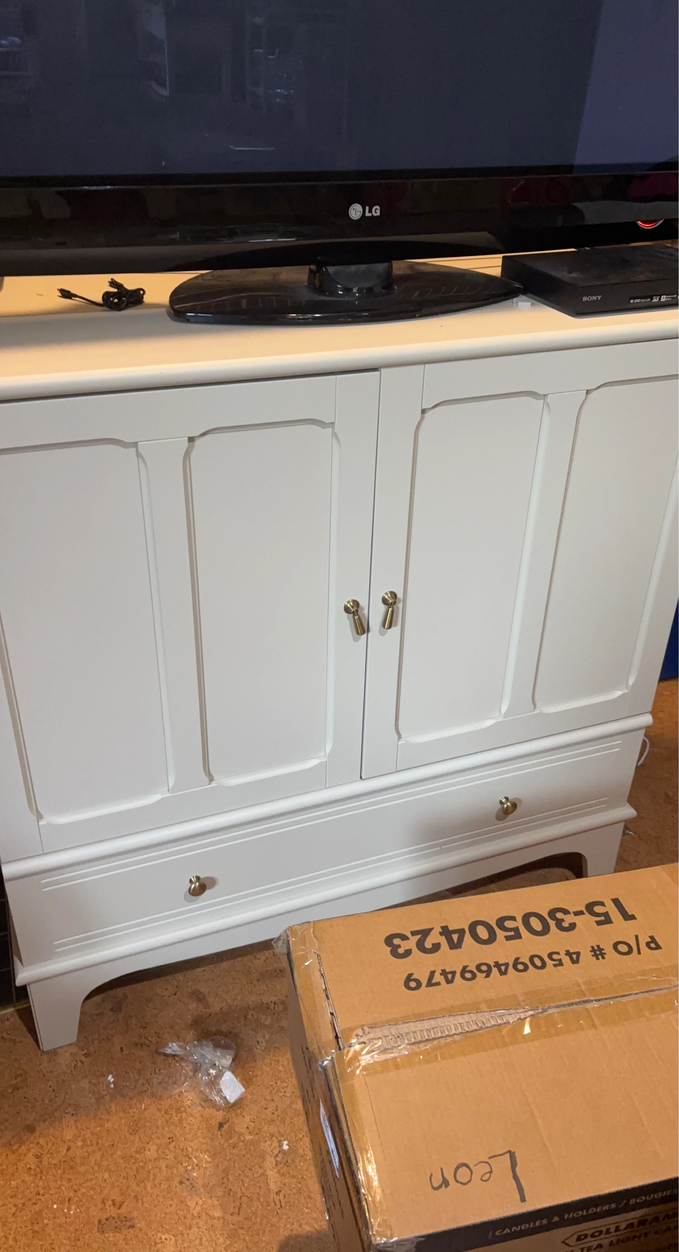 White Lommarp cabinet