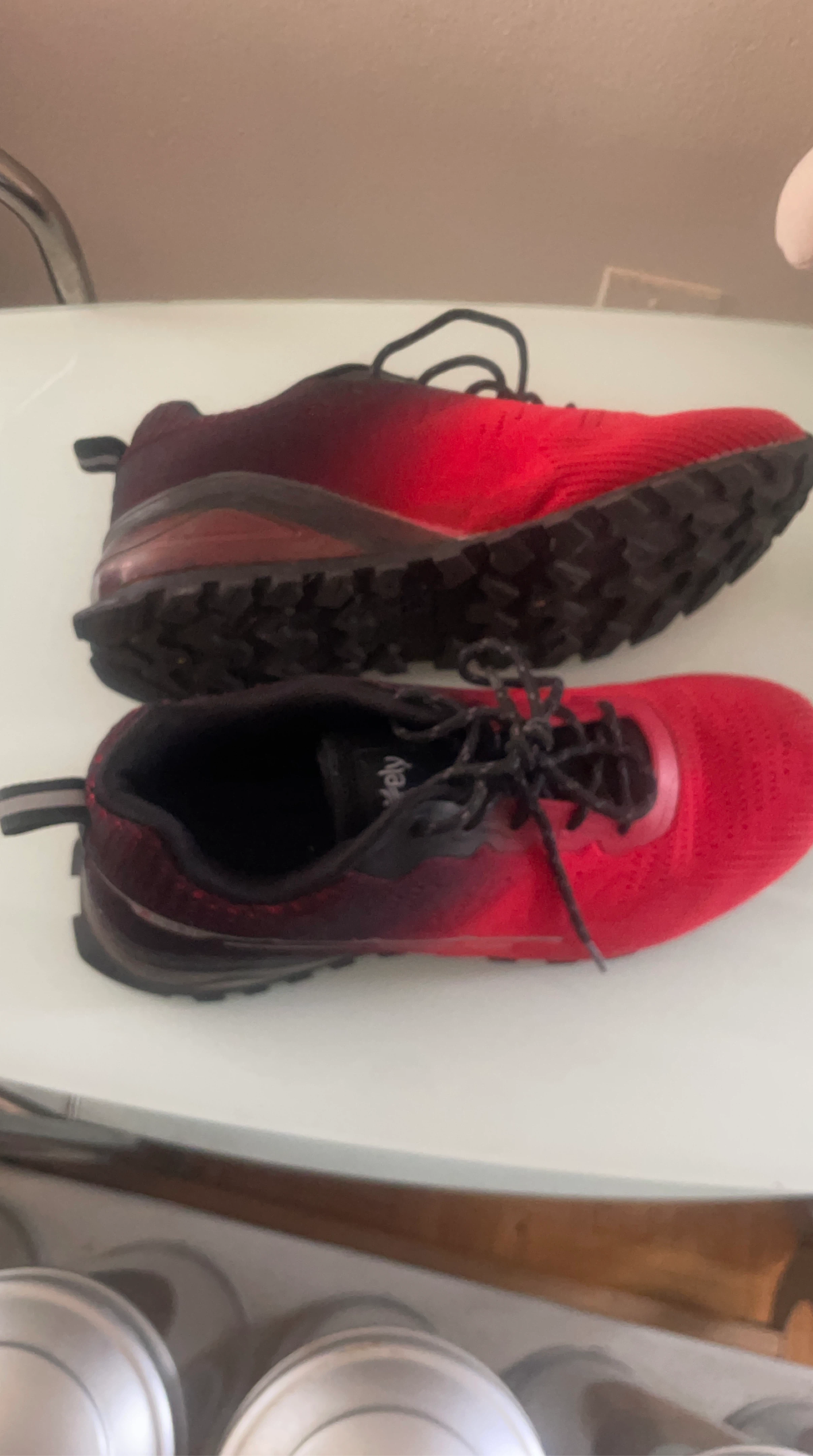 Red Trail Running Shoes