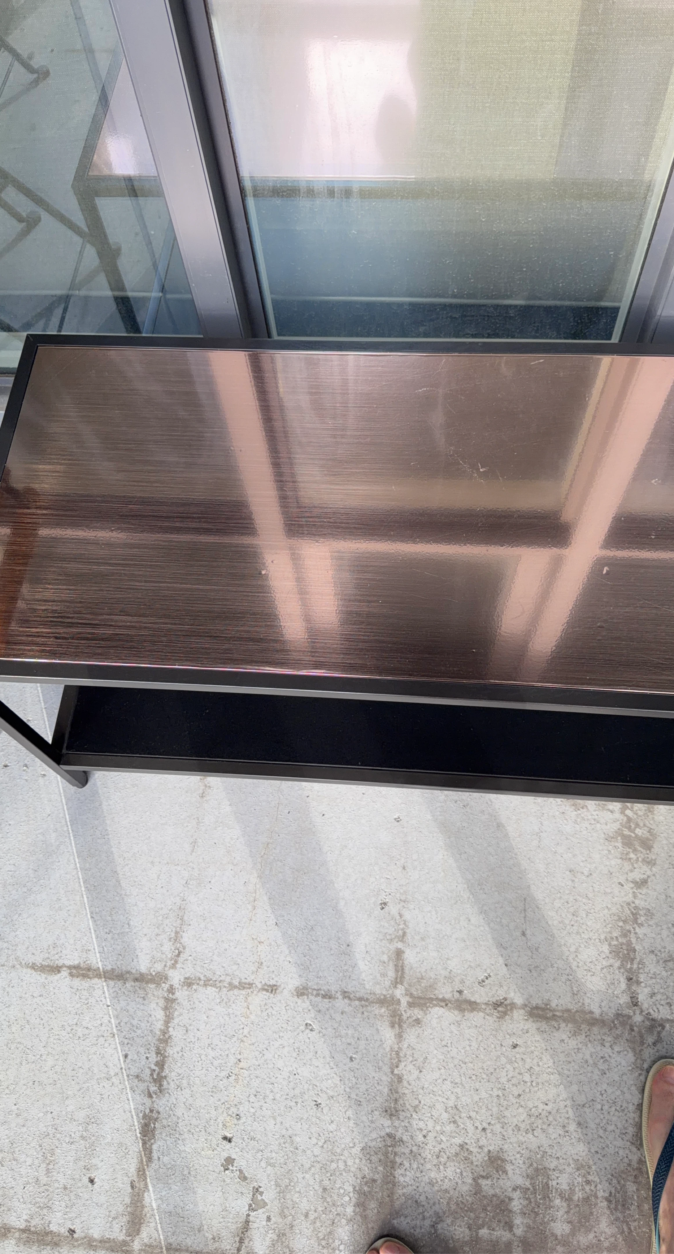 Modern Coffee Table - Rose Gold & Black - photo 2