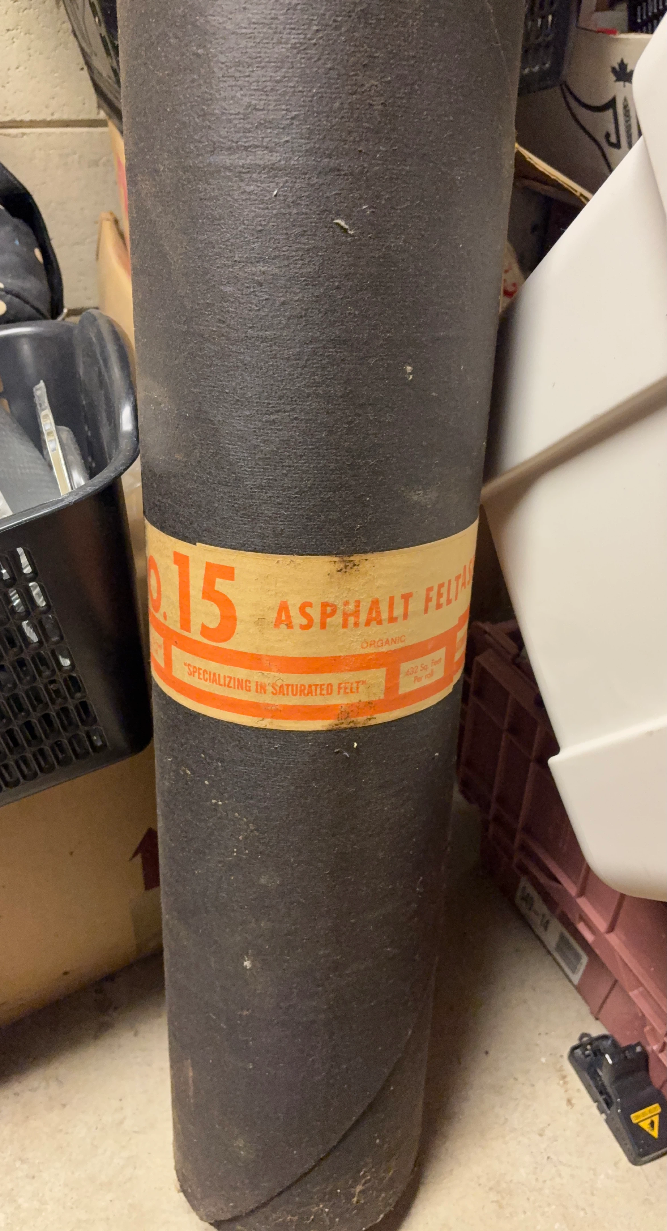 No. 15 Asphalt Felt Roll