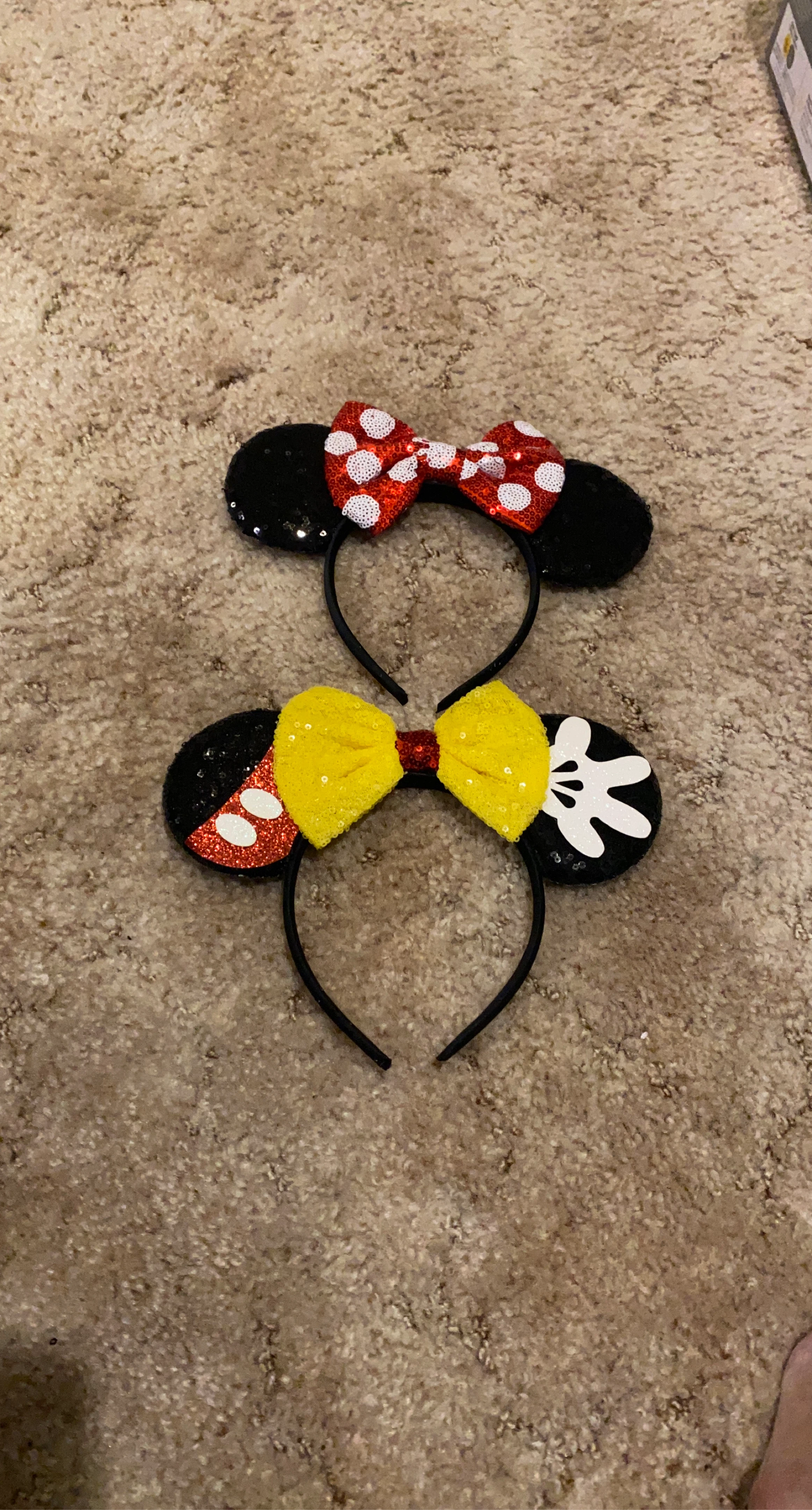 Minnie Mouse Sequin Ears Headbands