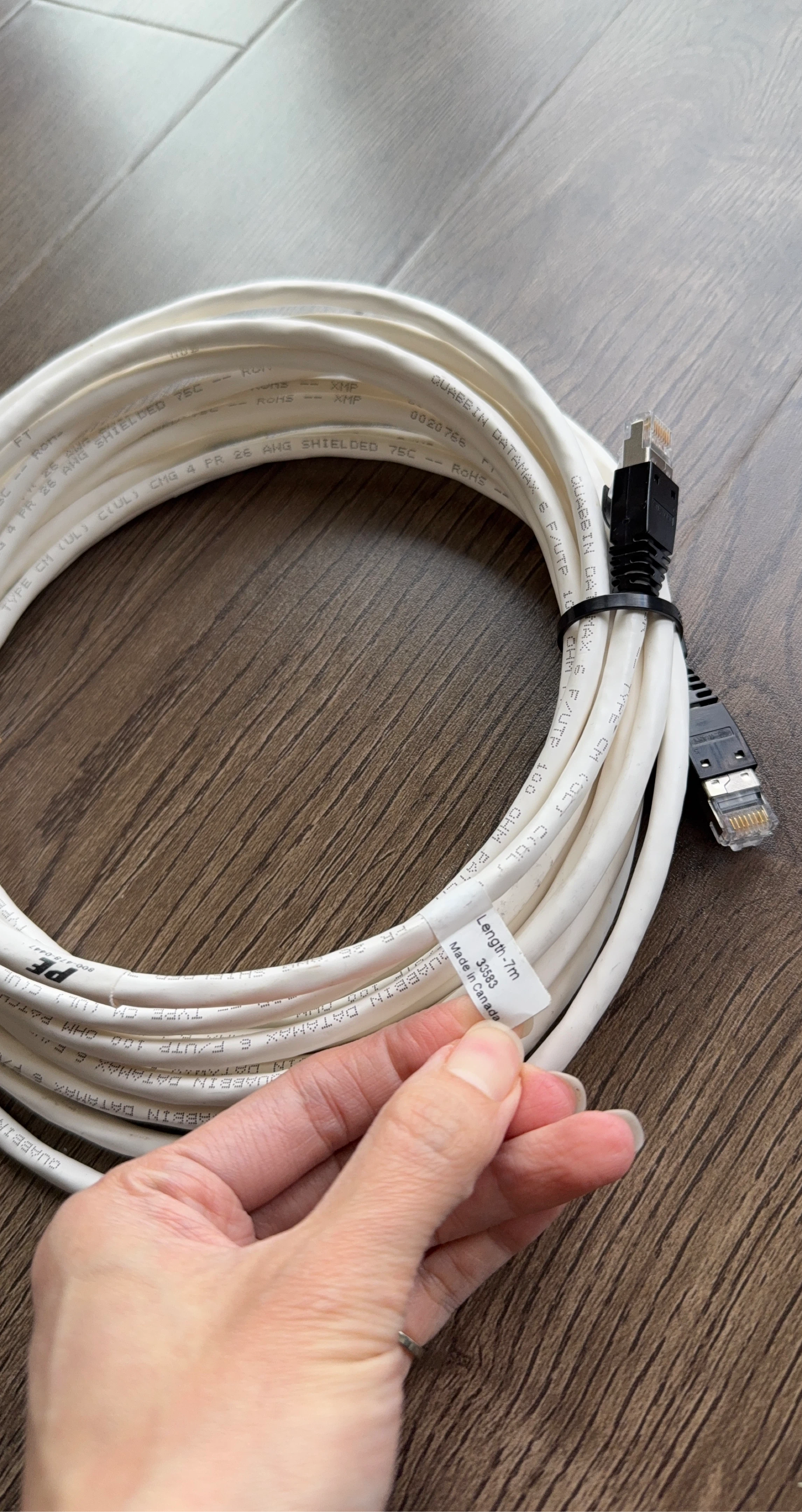 CAT6 Shielded Ethernet Cable 7m