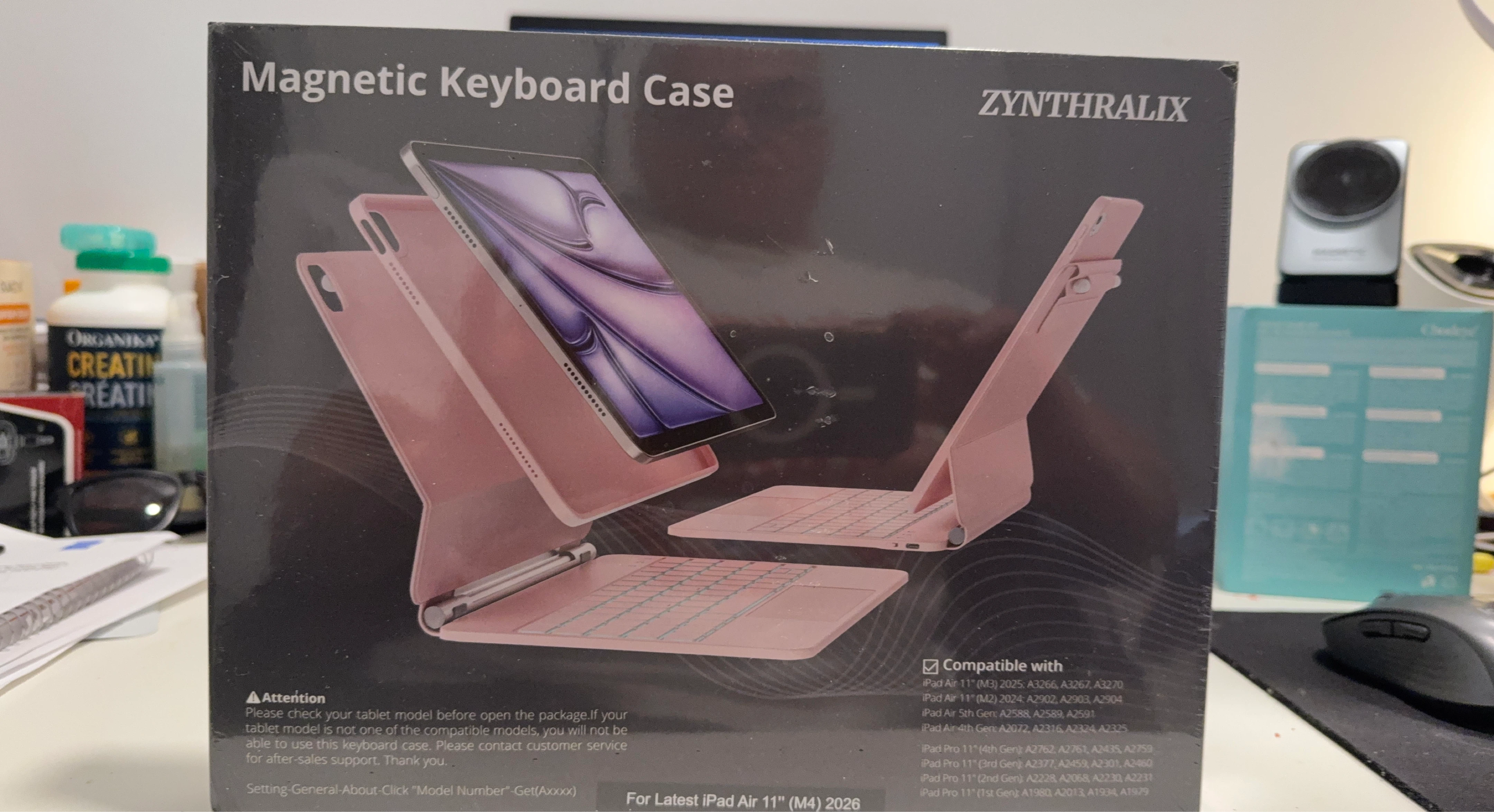 Zynthralix Magnetic Keyboard Case for iPad Air 11"