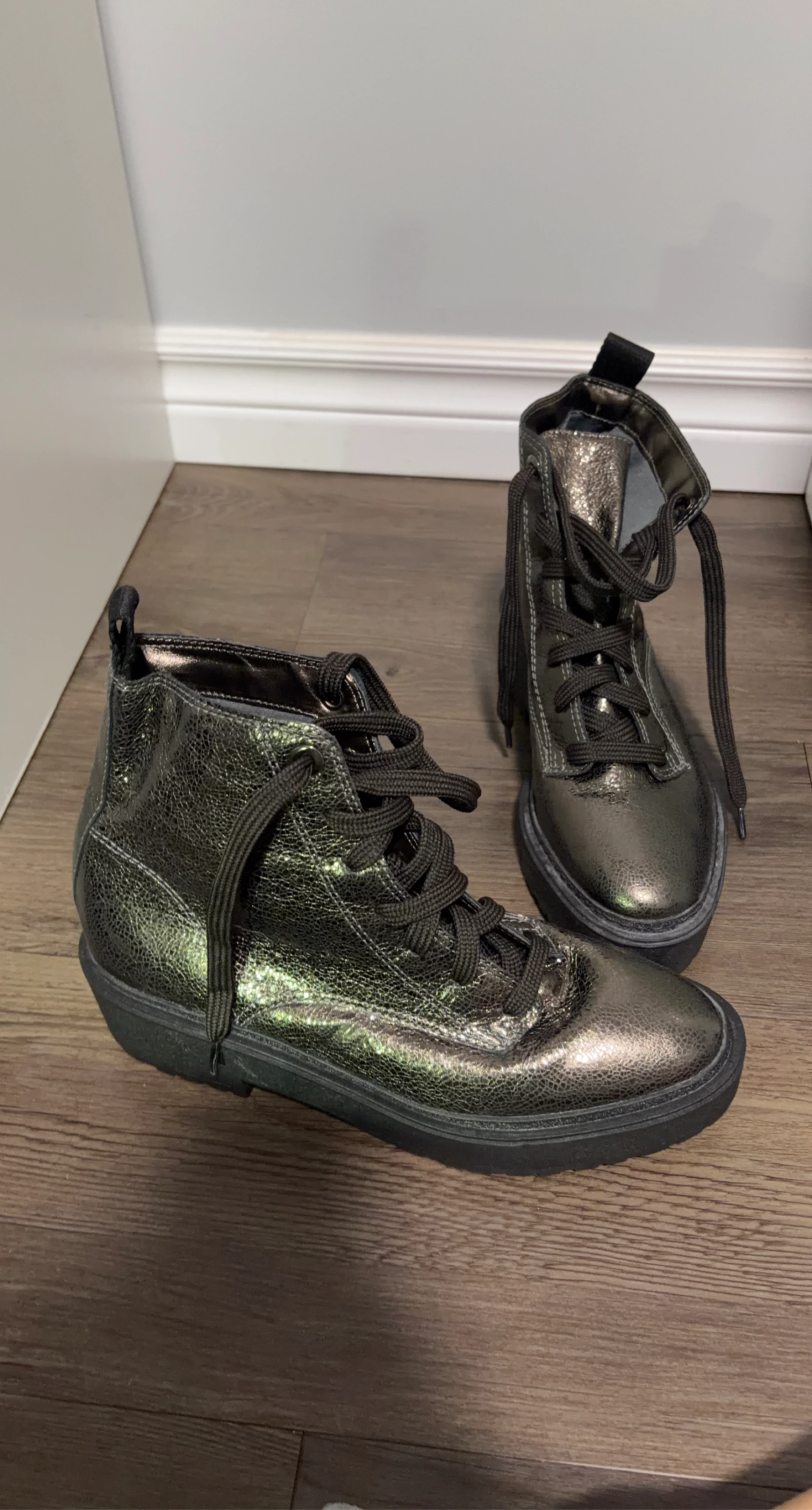 Metallic Boots