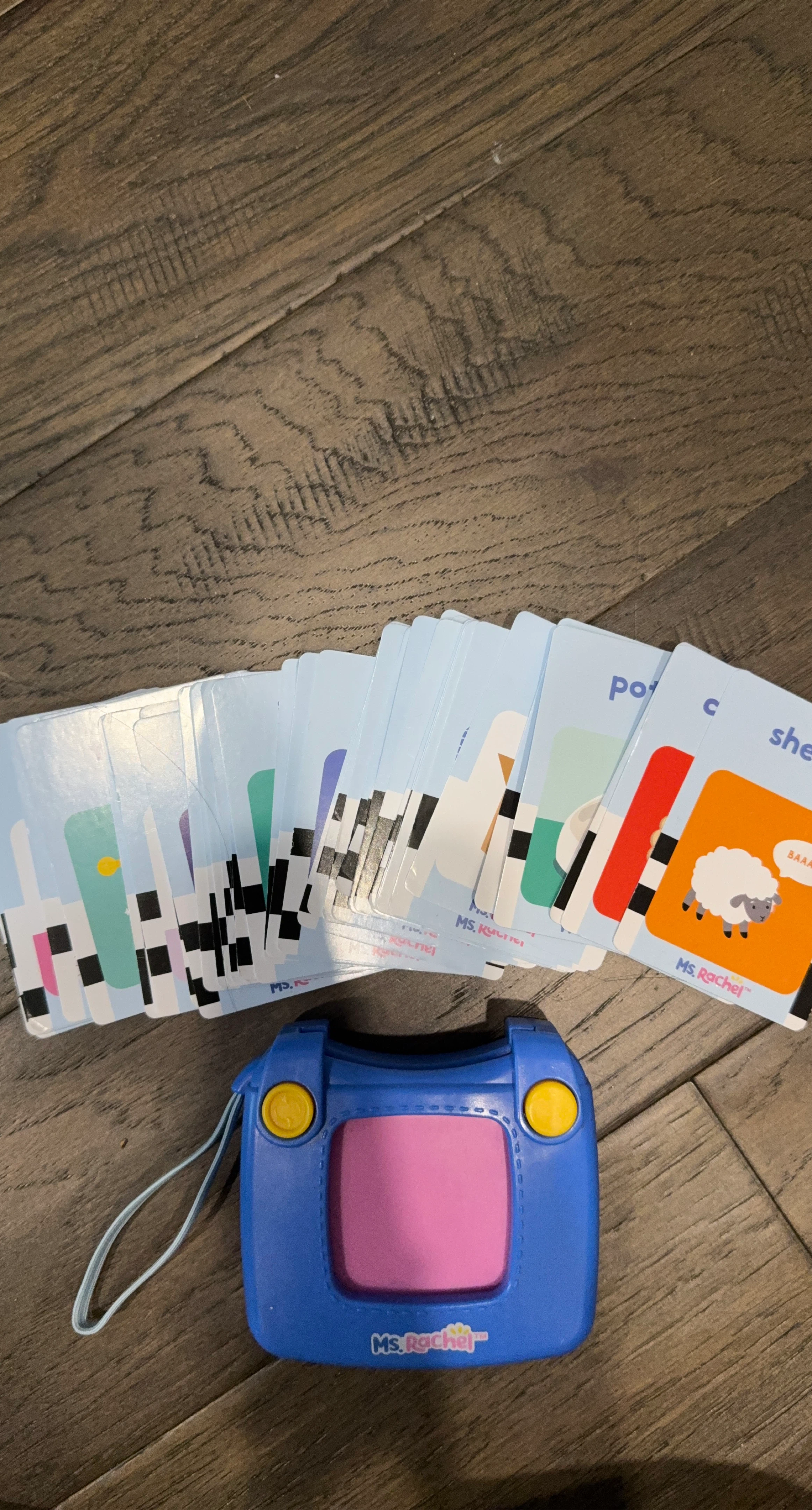 Ms. Rachel's Let's Learn ABCs Learning Device and Flashcards