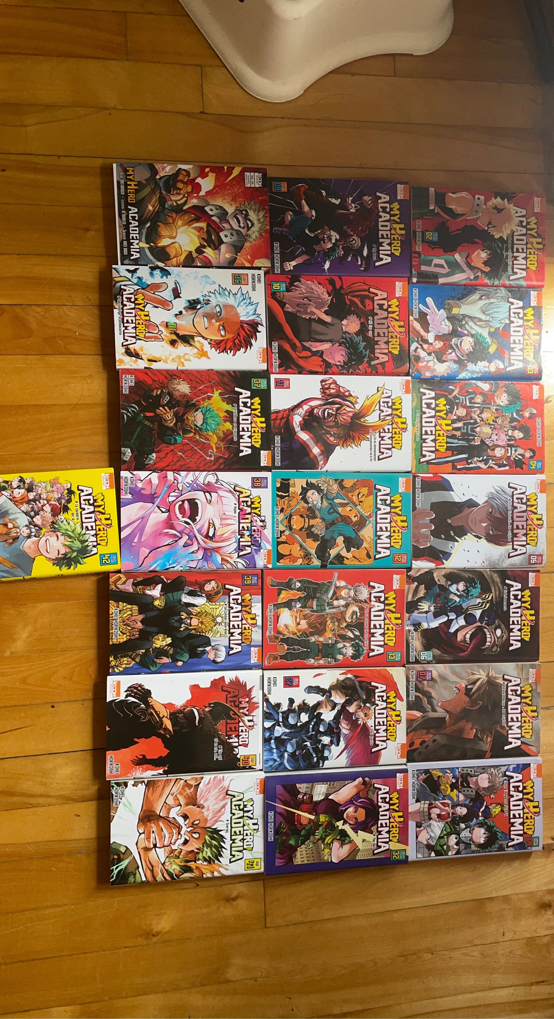 Volumes de My Hero Academia par Kohei Hrikoshi