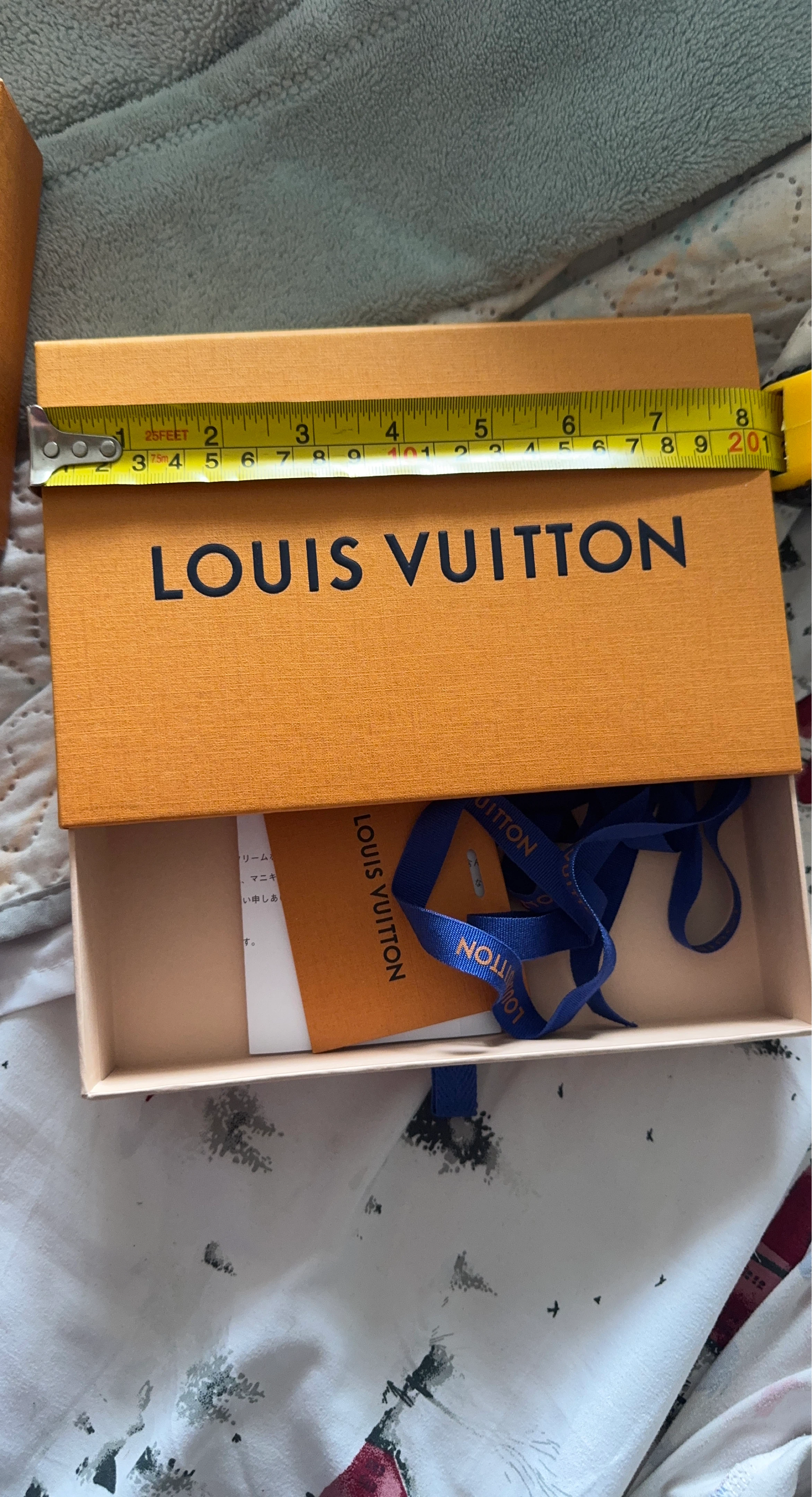 Louis Vuitton Orange Gift Box with Ribbon