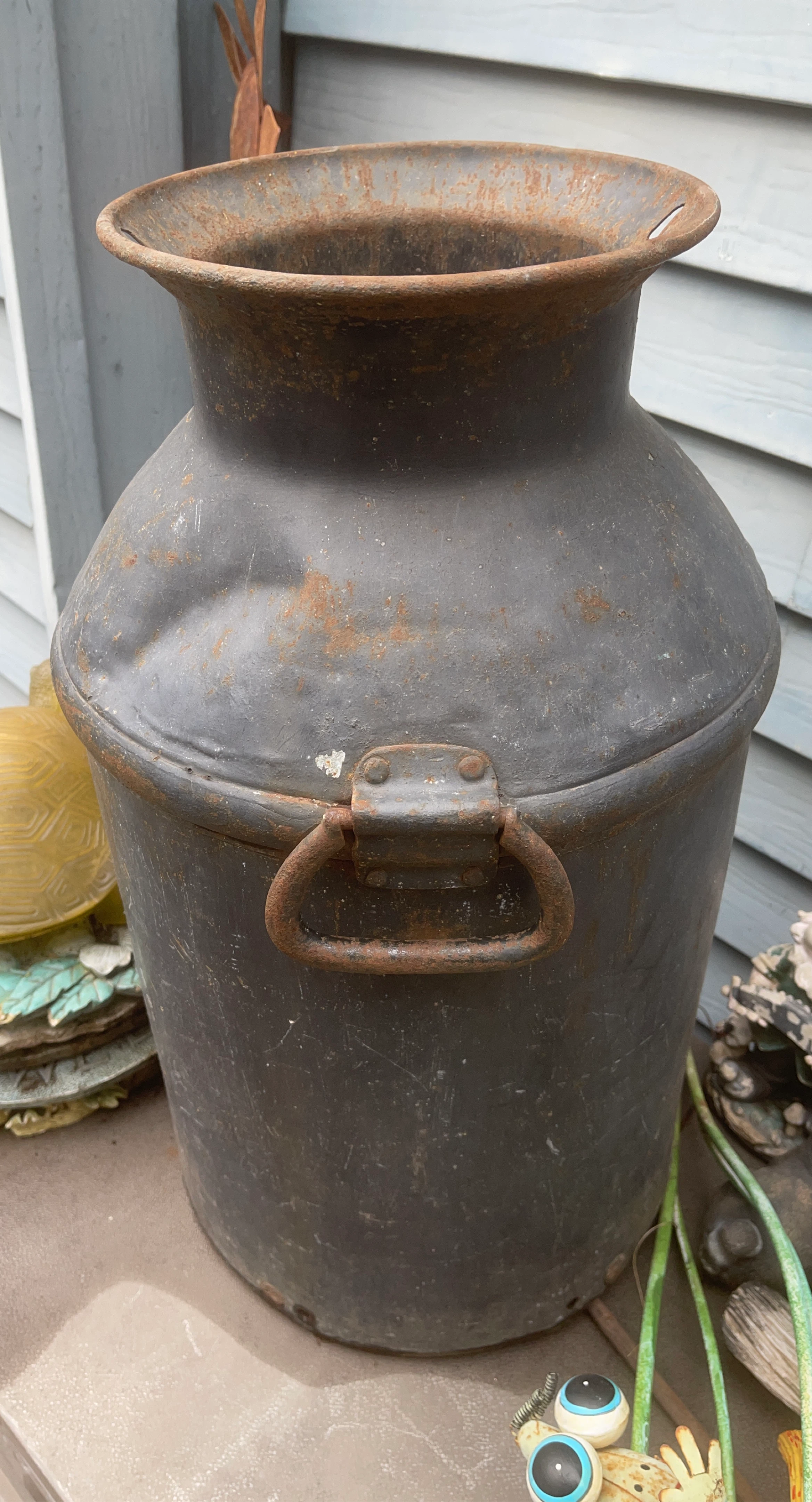 Vintage Metal Milk Can