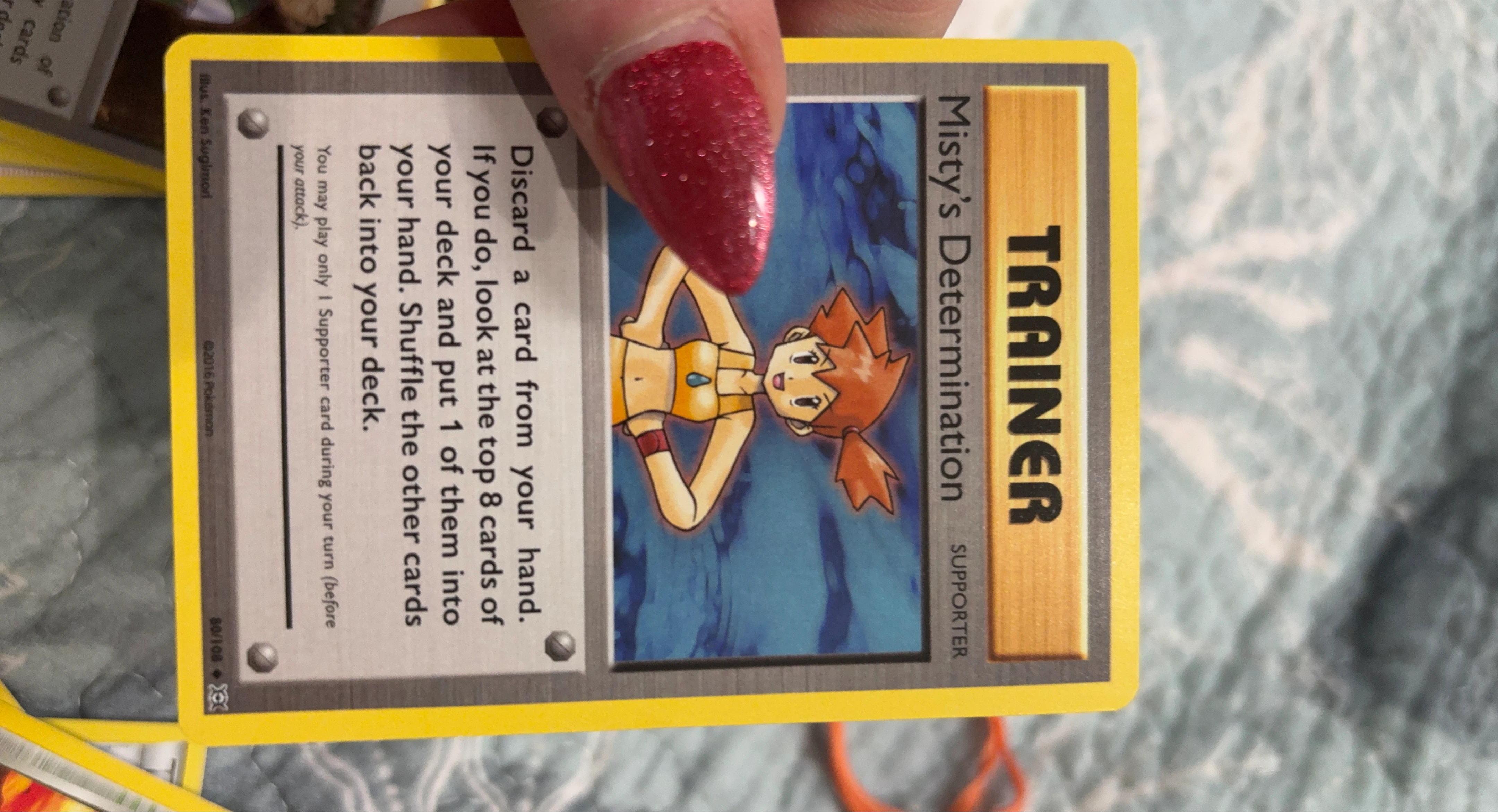 Misty’s Determination Pokémon card
