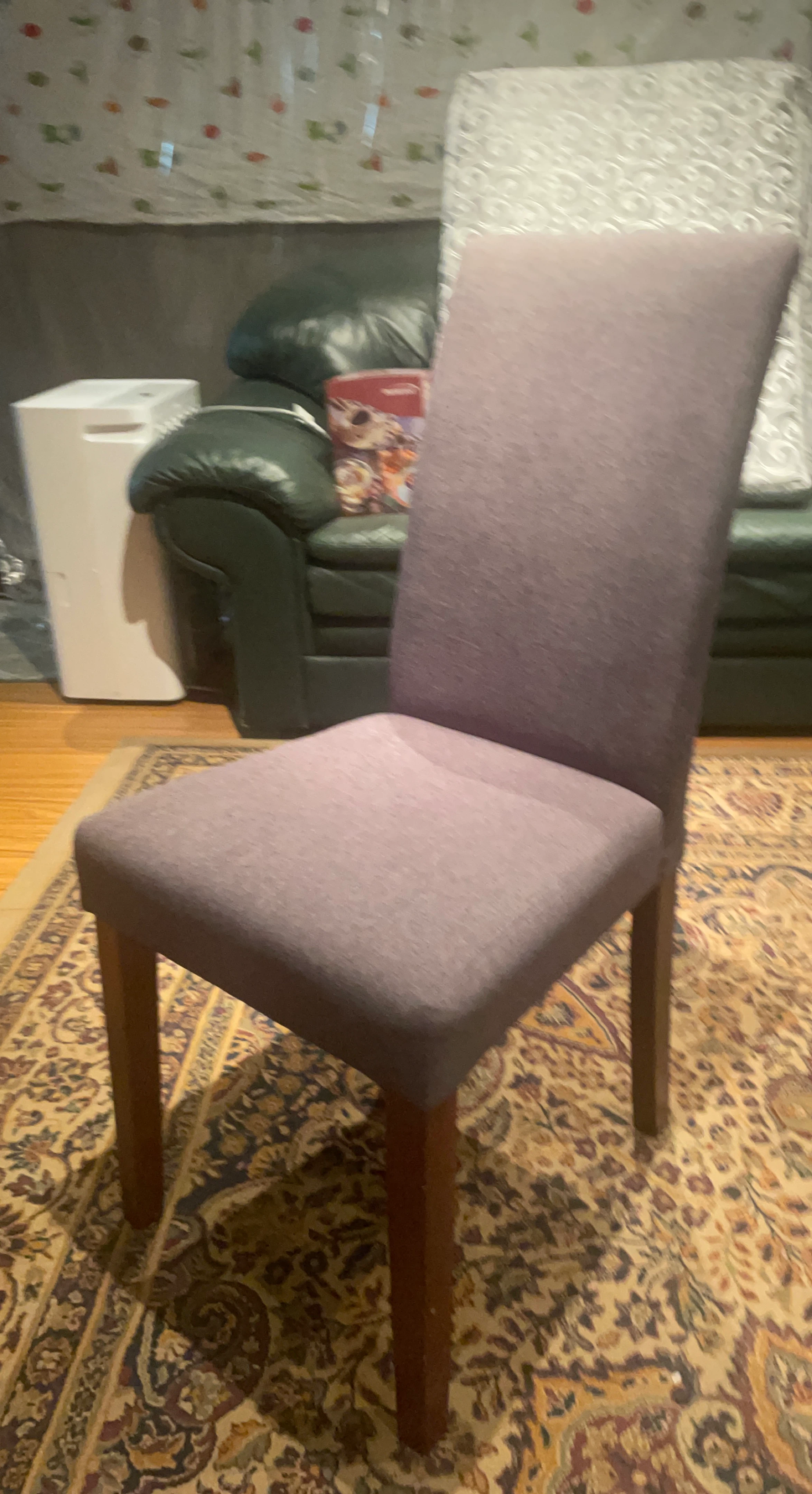 Grey Fabric Dining Chair