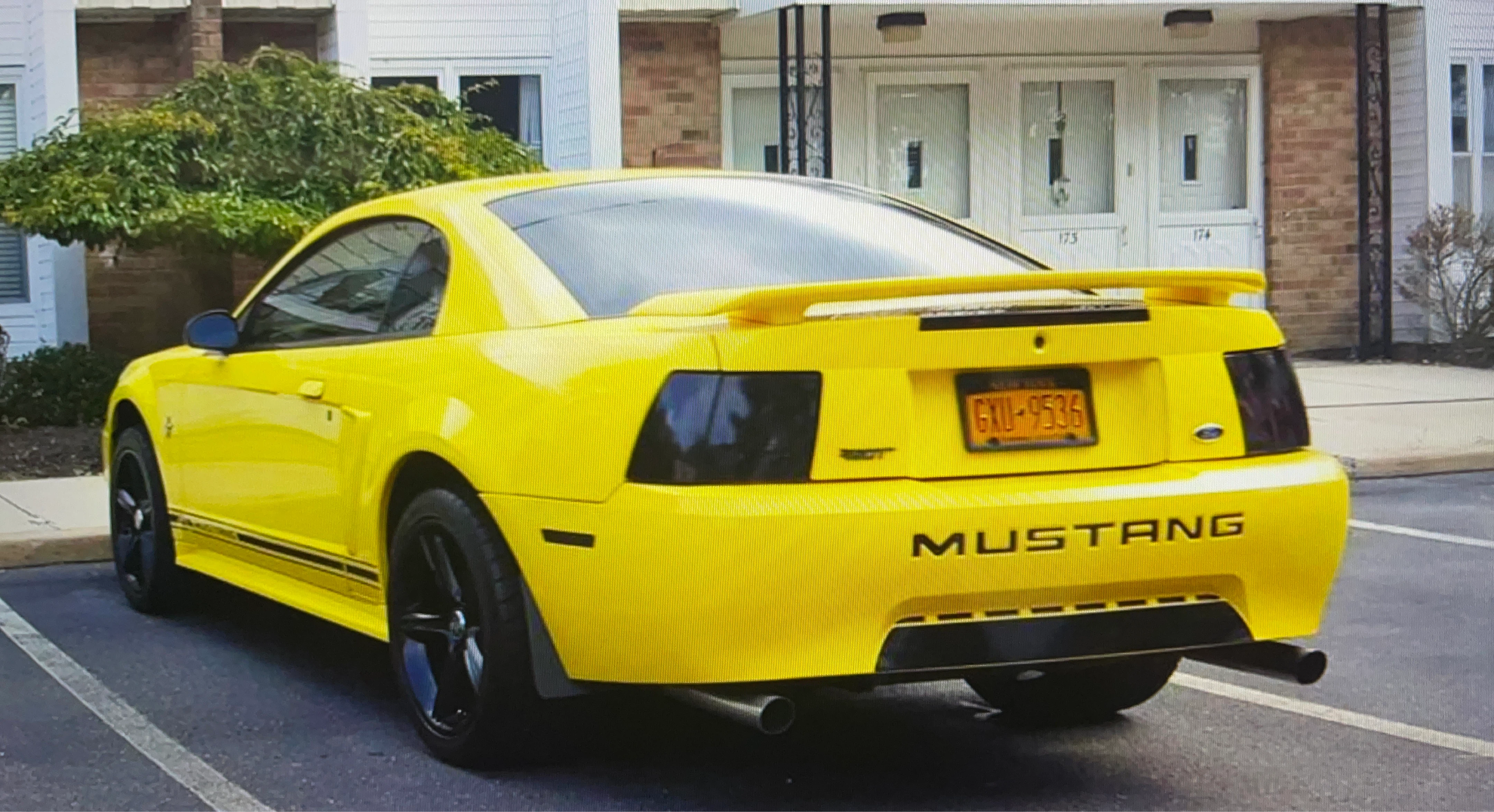 Yellow Ford Mustang Coupe