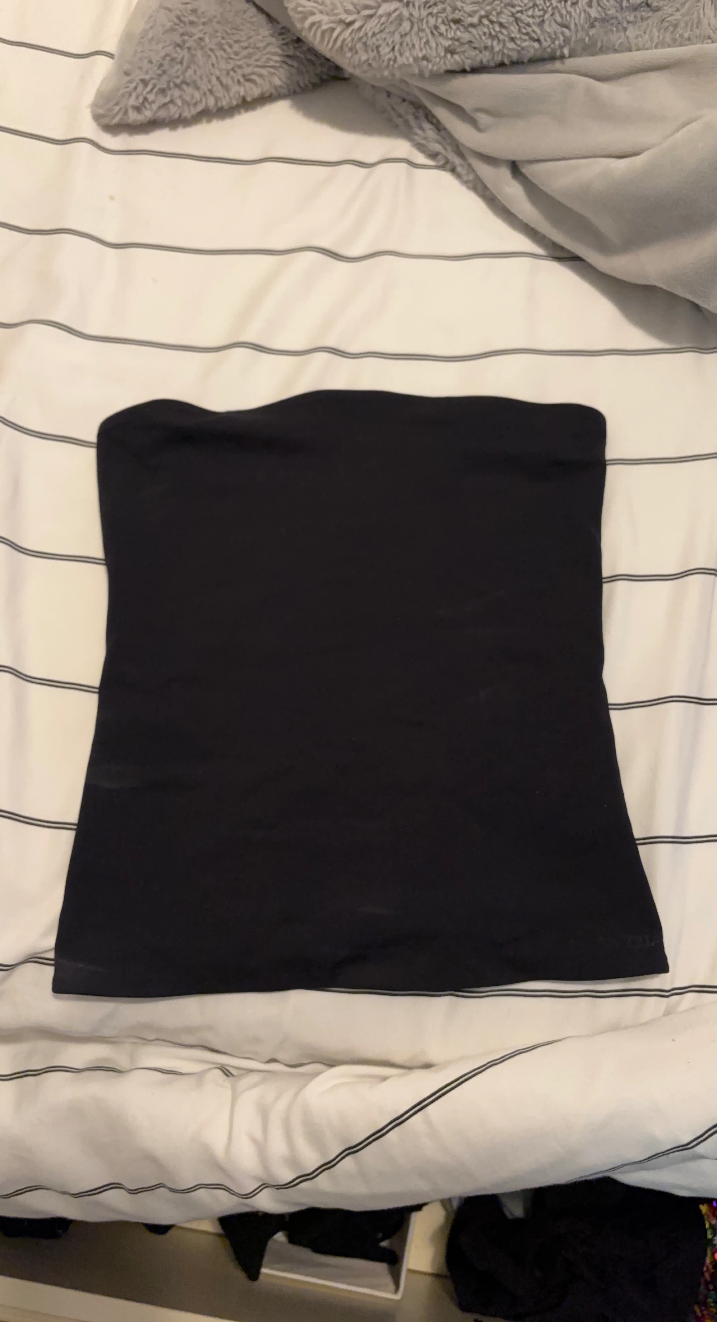 Black Bandeau Top
