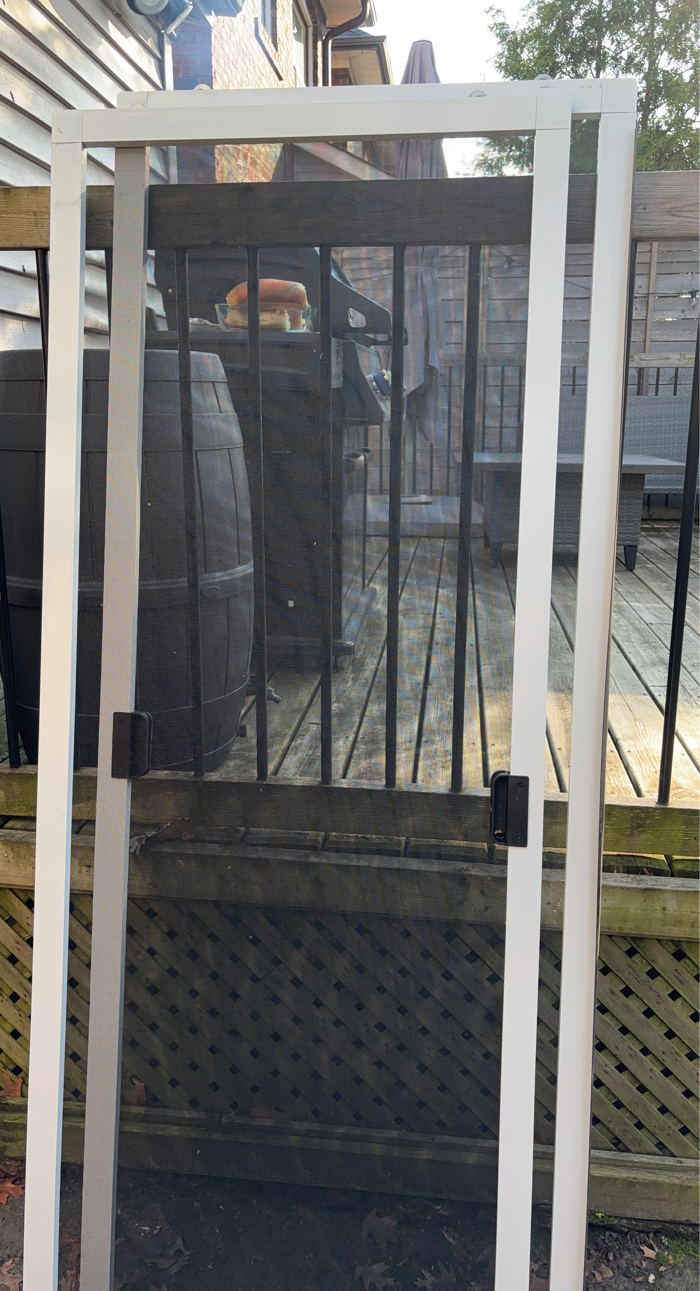 White Screen Door